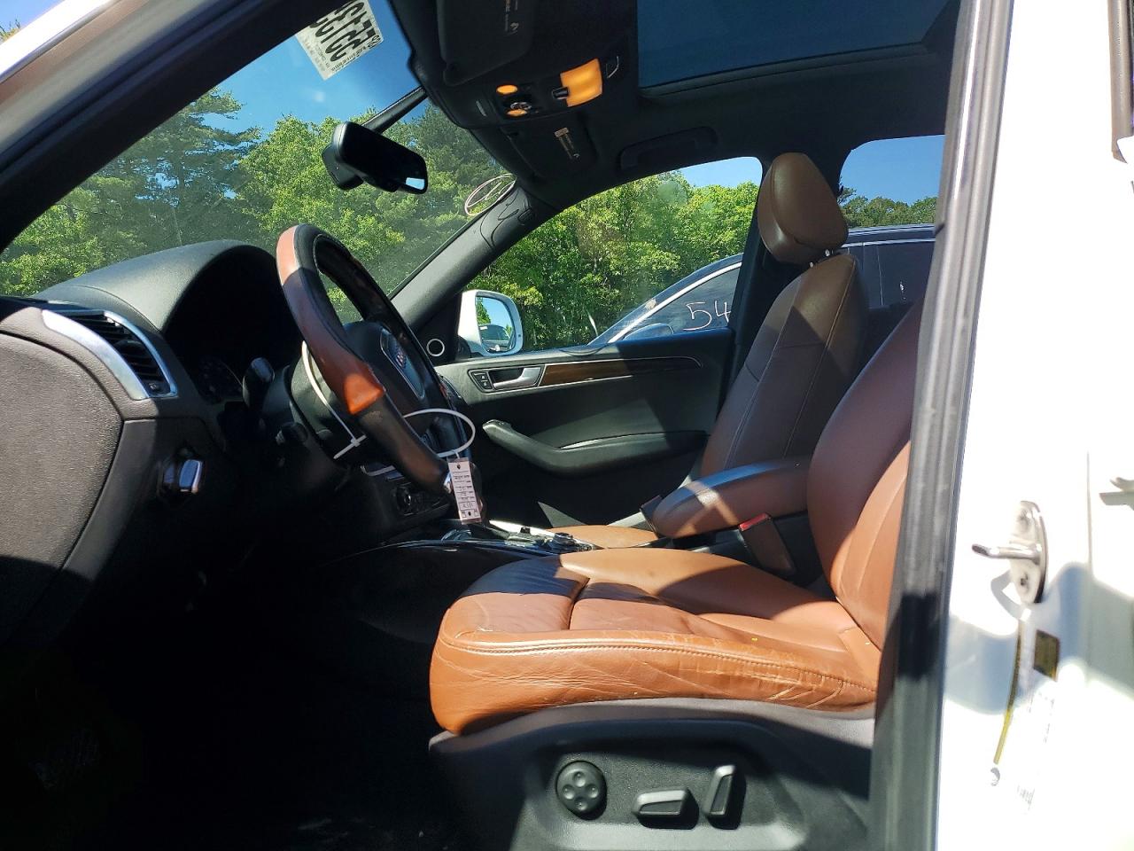 2012 Audi Q5 Premium Plus White vin: WA1LFAFP7CA015125