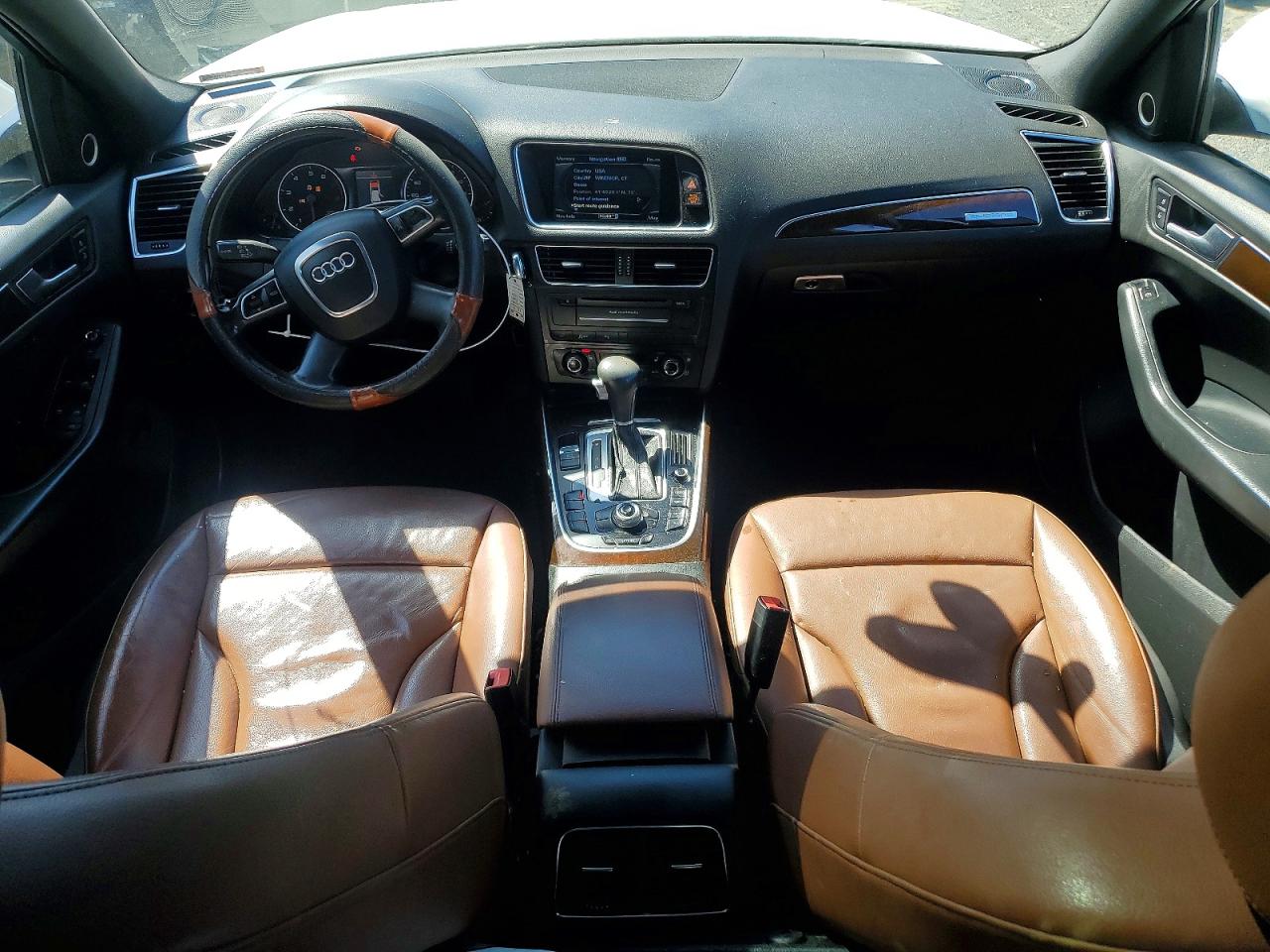 2012 Audi Q5 Premium Plus White vin: WA1LFAFP7CA015125