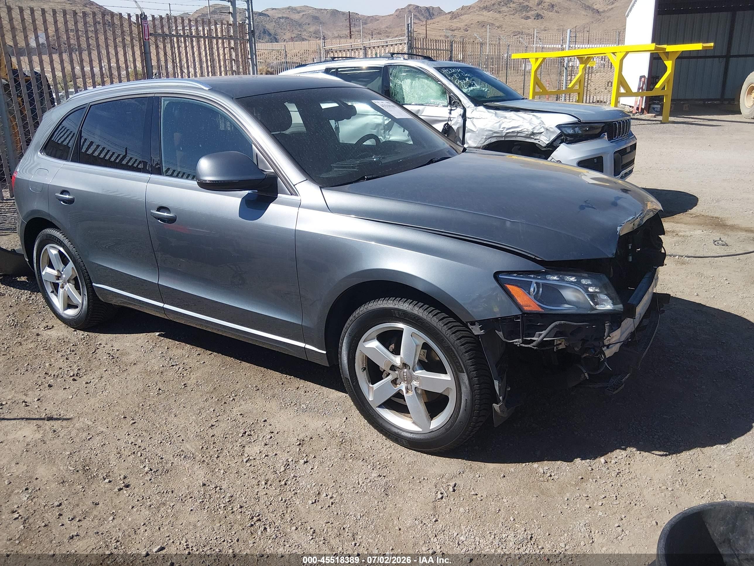 2012 Audi Q5 2.0t Premium Silver vin: WA1LFAFP7CA030949