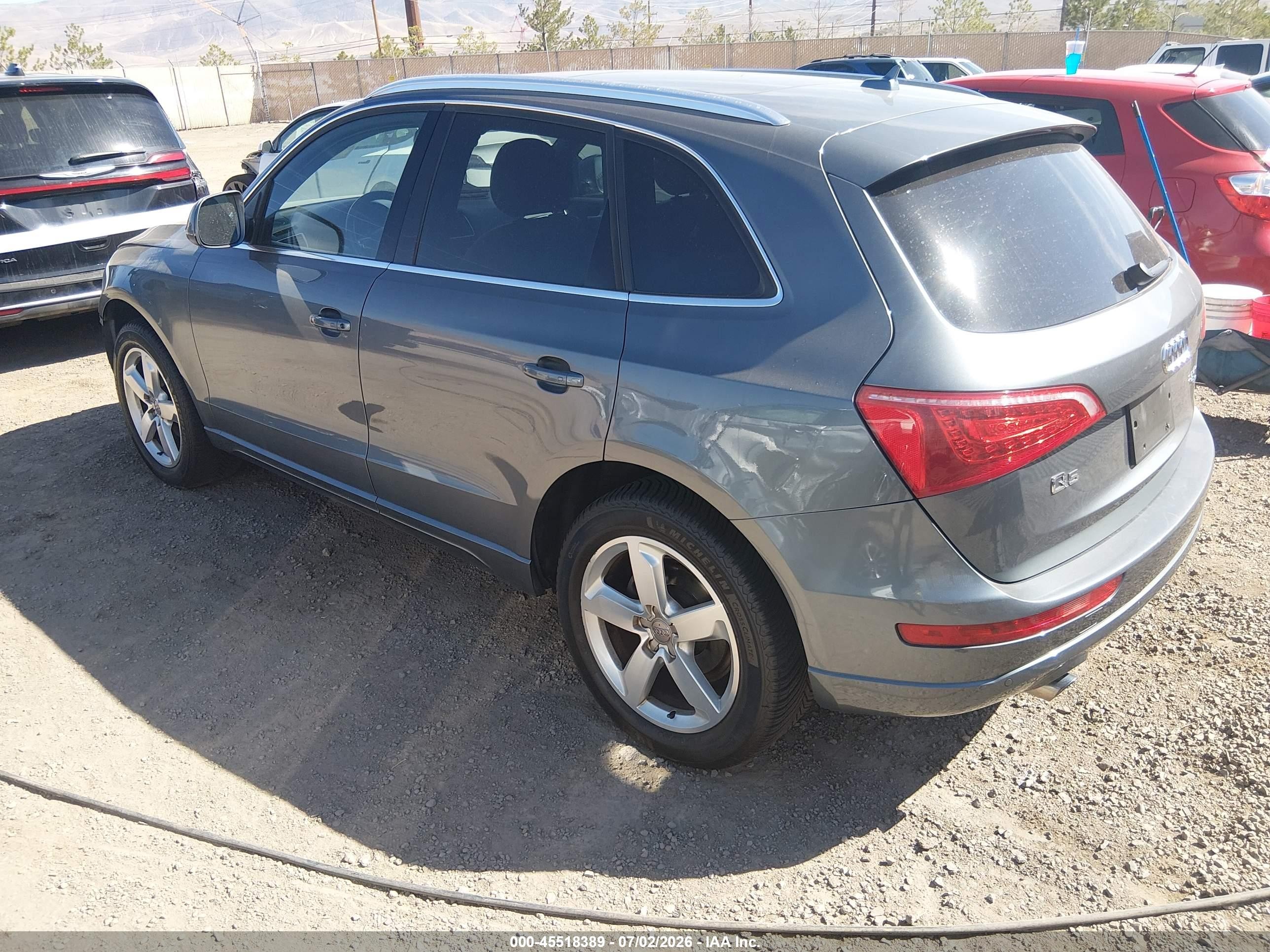 2012 Audi Q5 2.0t Premium Silver vin: WA1LFAFP7CA030949