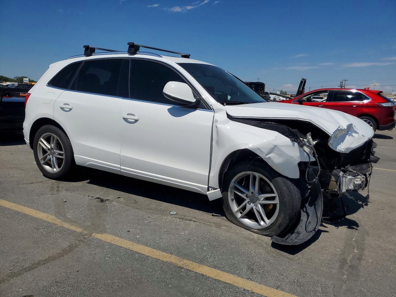 2012 Audi Q5 Premium Plus White vin: WA1LFAFP7CA049677