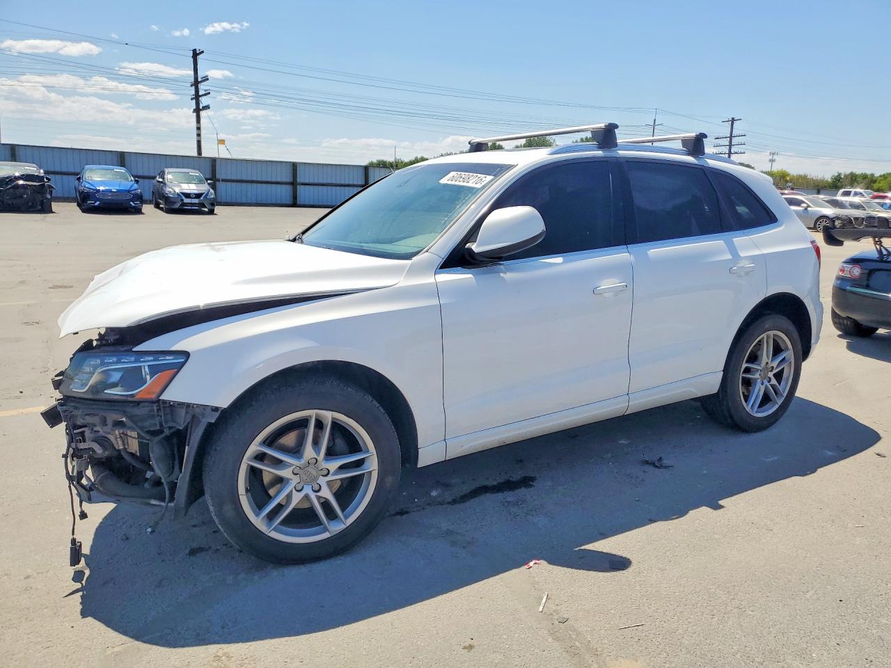 2012 Audi Q5 Premium Plus White vin: WA1LFAFP7CA049677