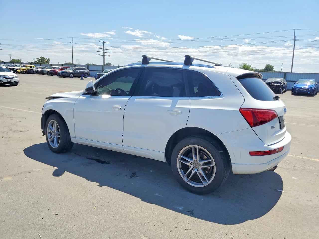 2012 Audi Q5 Premium Plus White vin: WA1LFAFP7CA049677