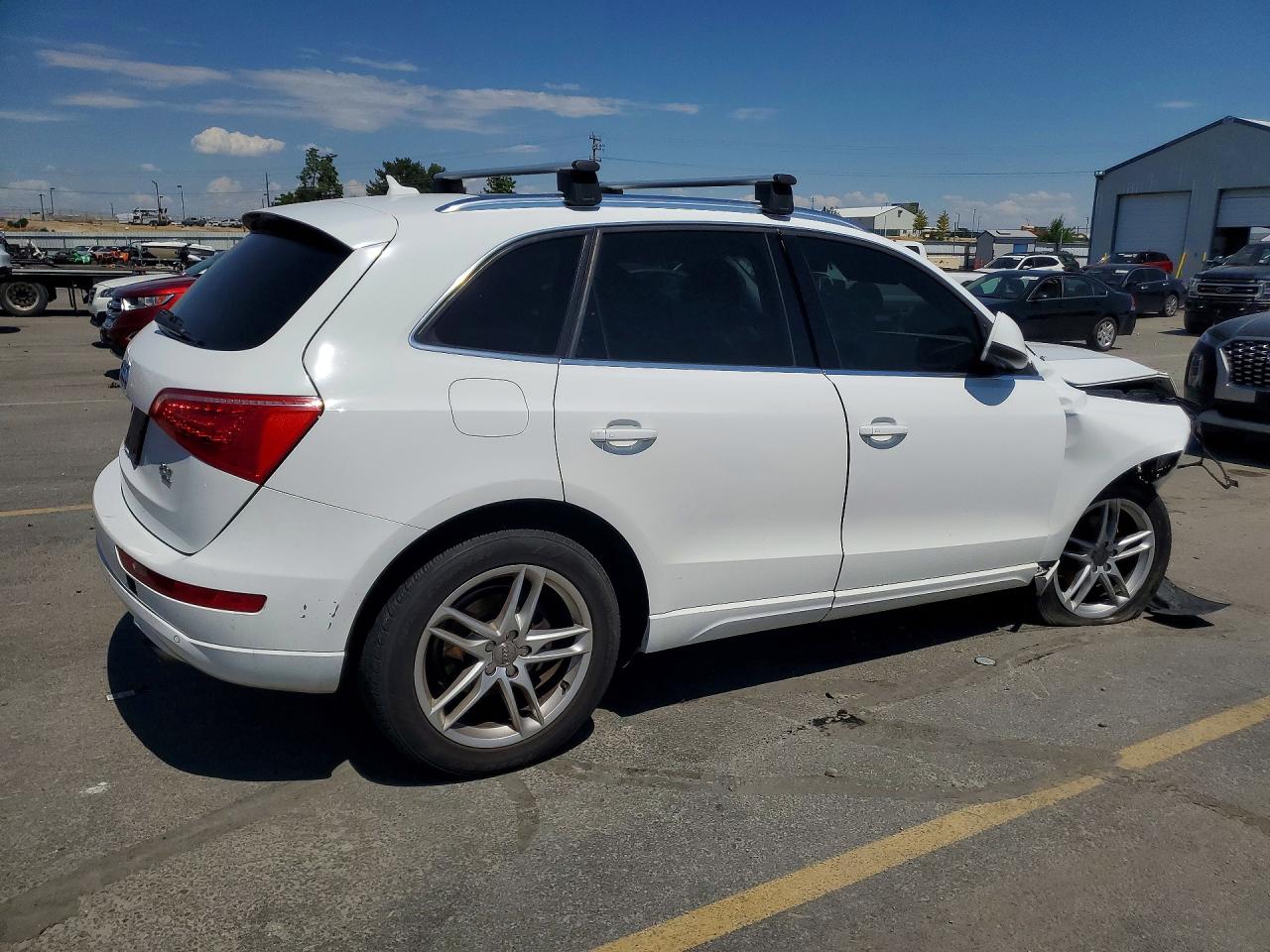 2012 Audi Q5 Premium Plus White vin: WA1LFAFP7CA049677