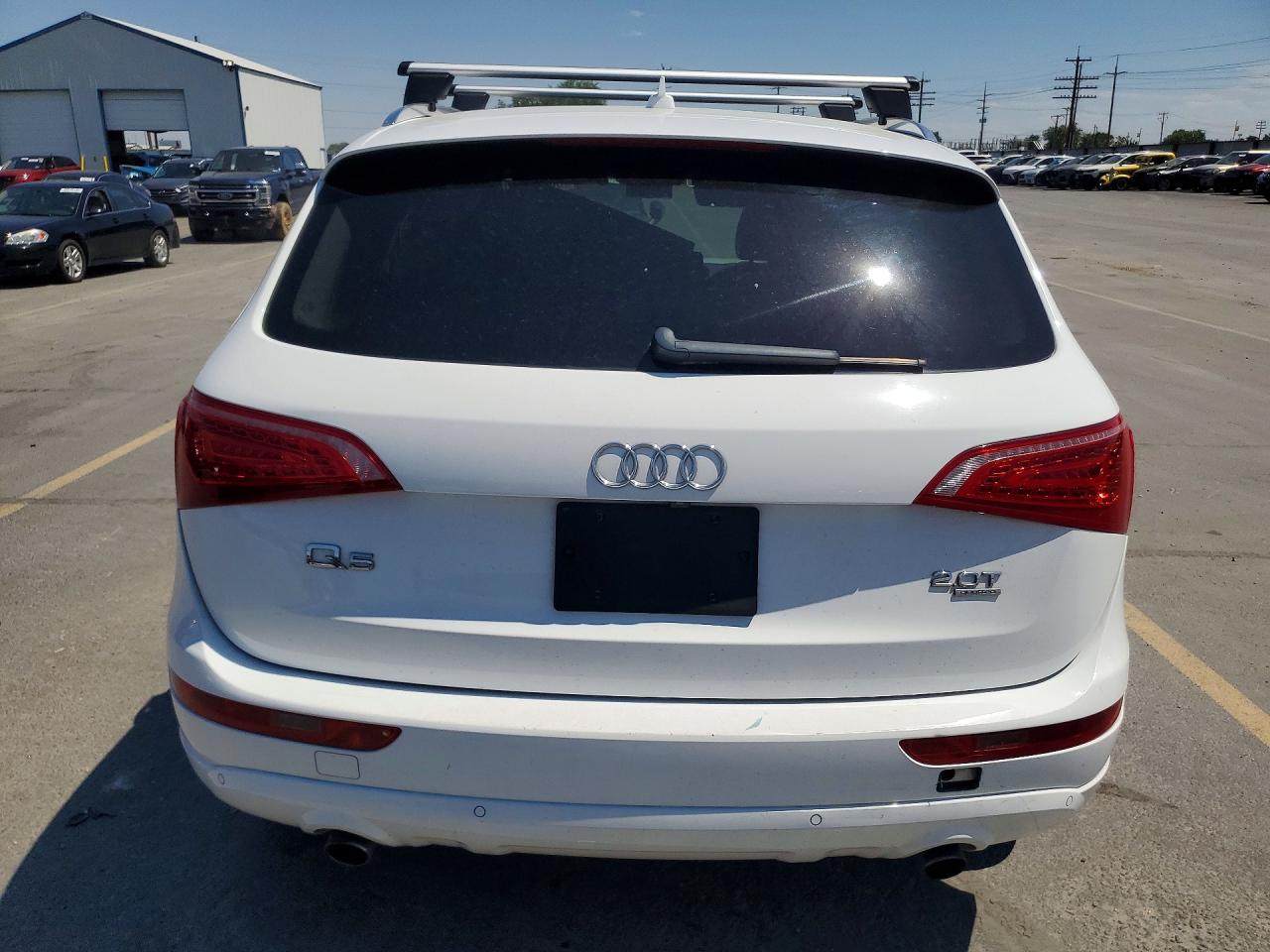 2012 Audi Q5 Premium Plus White vin: WA1LFAFP7CA049677