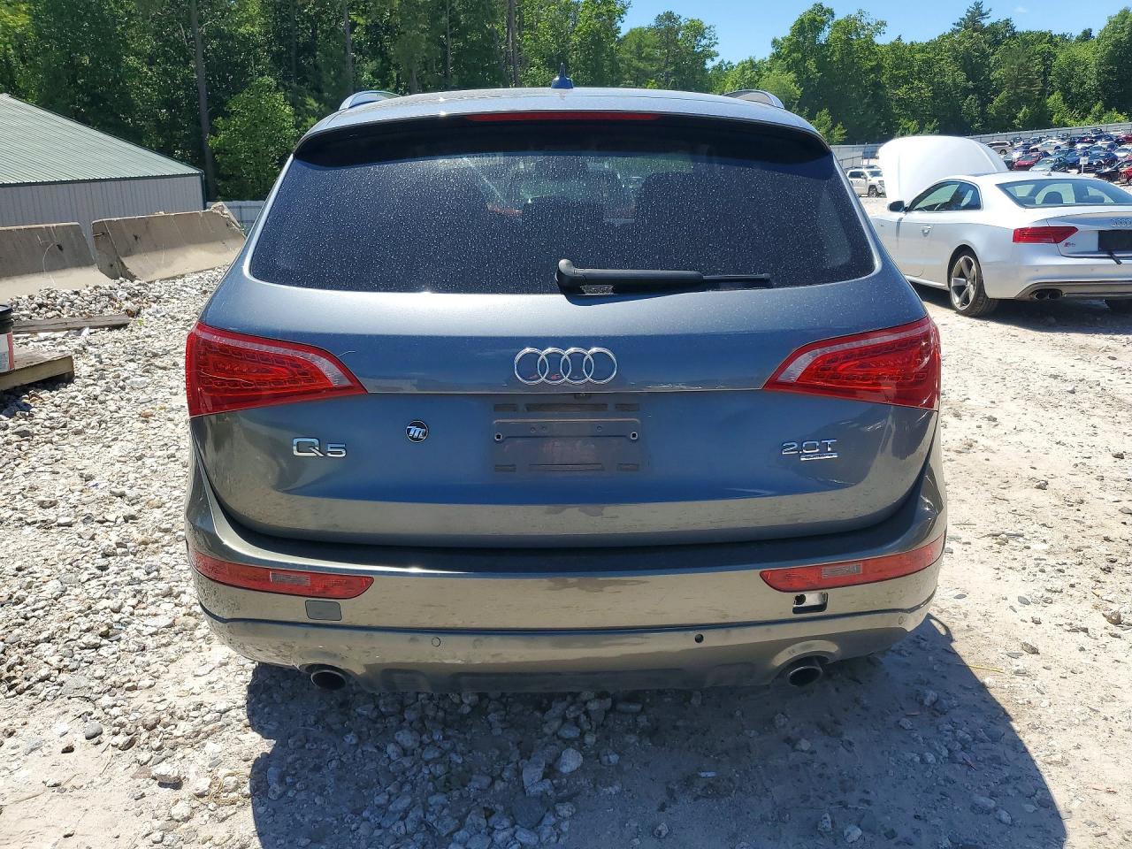2012 Audi Q5 Premium Plus Gray vin: WA1LFAFP7CA080959
