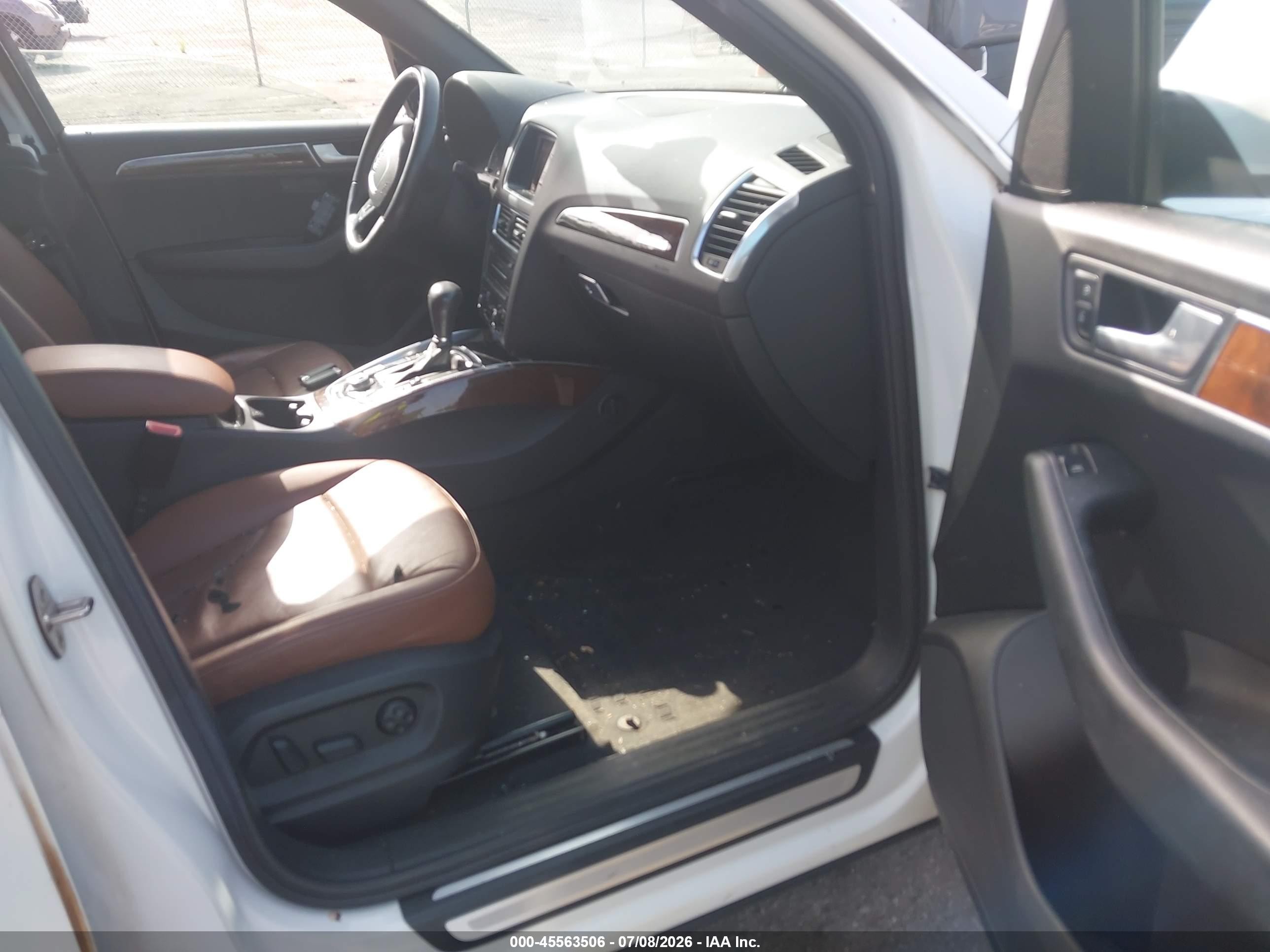 2012 Audi Q5 2.0t Premium White vin: WA1LFAFP7CA095977