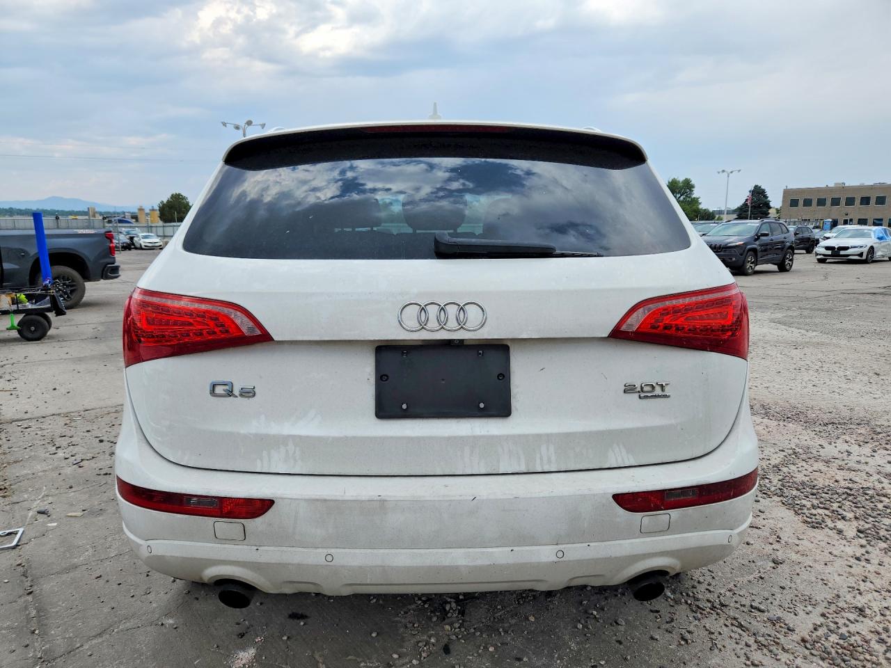 2012 Audi Q5 Premium Plus White vin: WA1LFAFP7CA113331