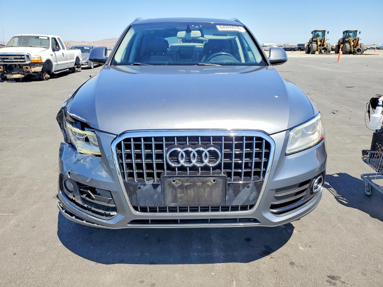 2013 Audi Q5 Premium Plus Gray vin: WA1LFAFP7DA019810