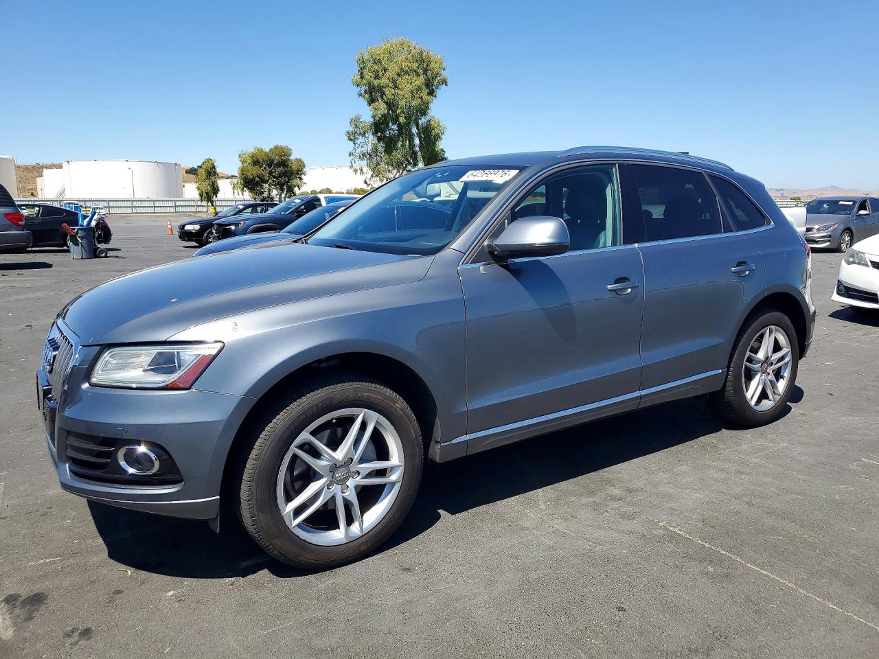 2013 Audi Q5 Premium Plus Gray vin: WA1LFAFP7DA019810