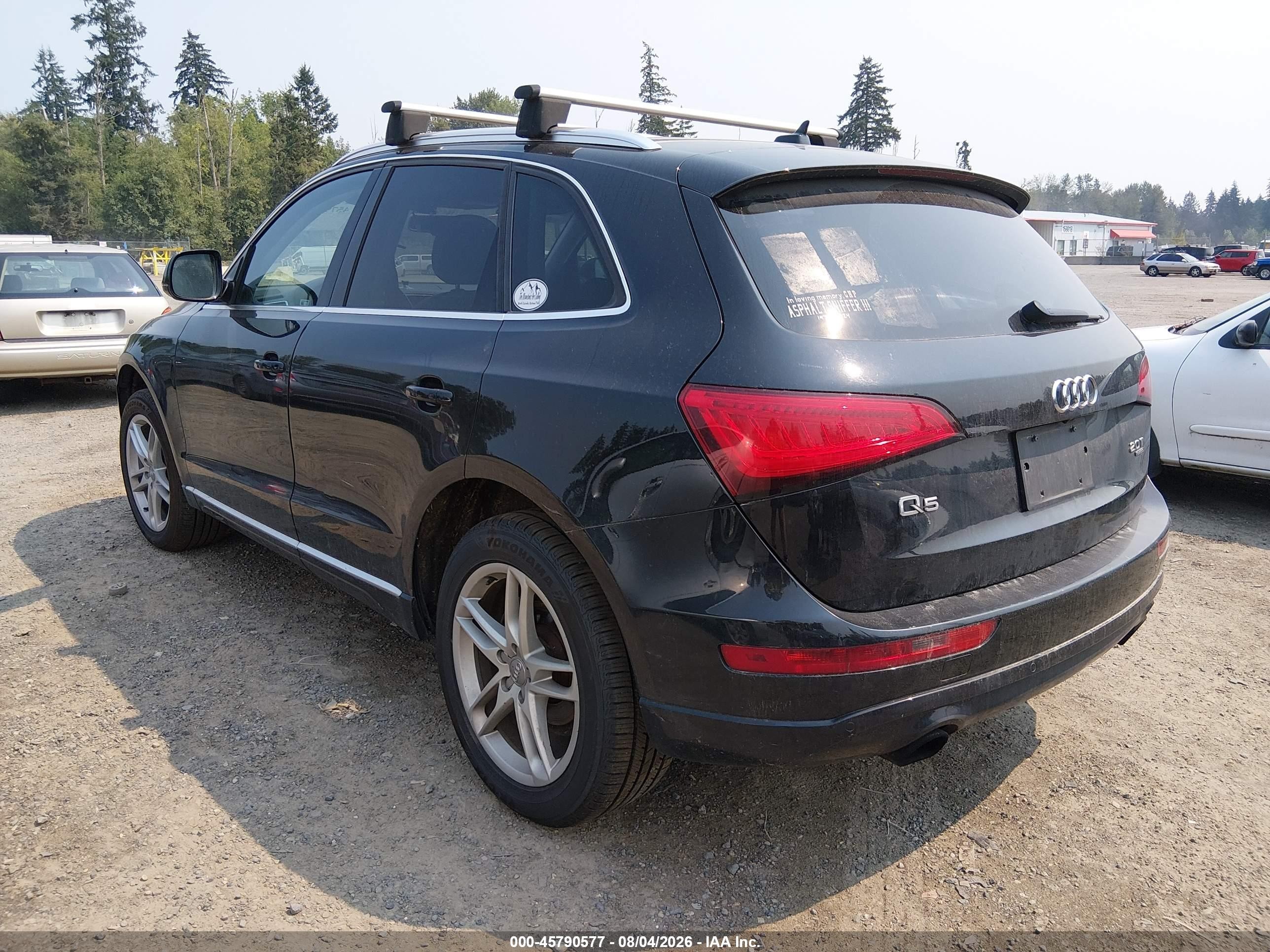 2013 Audi Q5 2.0t Premium Black vin: WA1LFAFP7DA026983