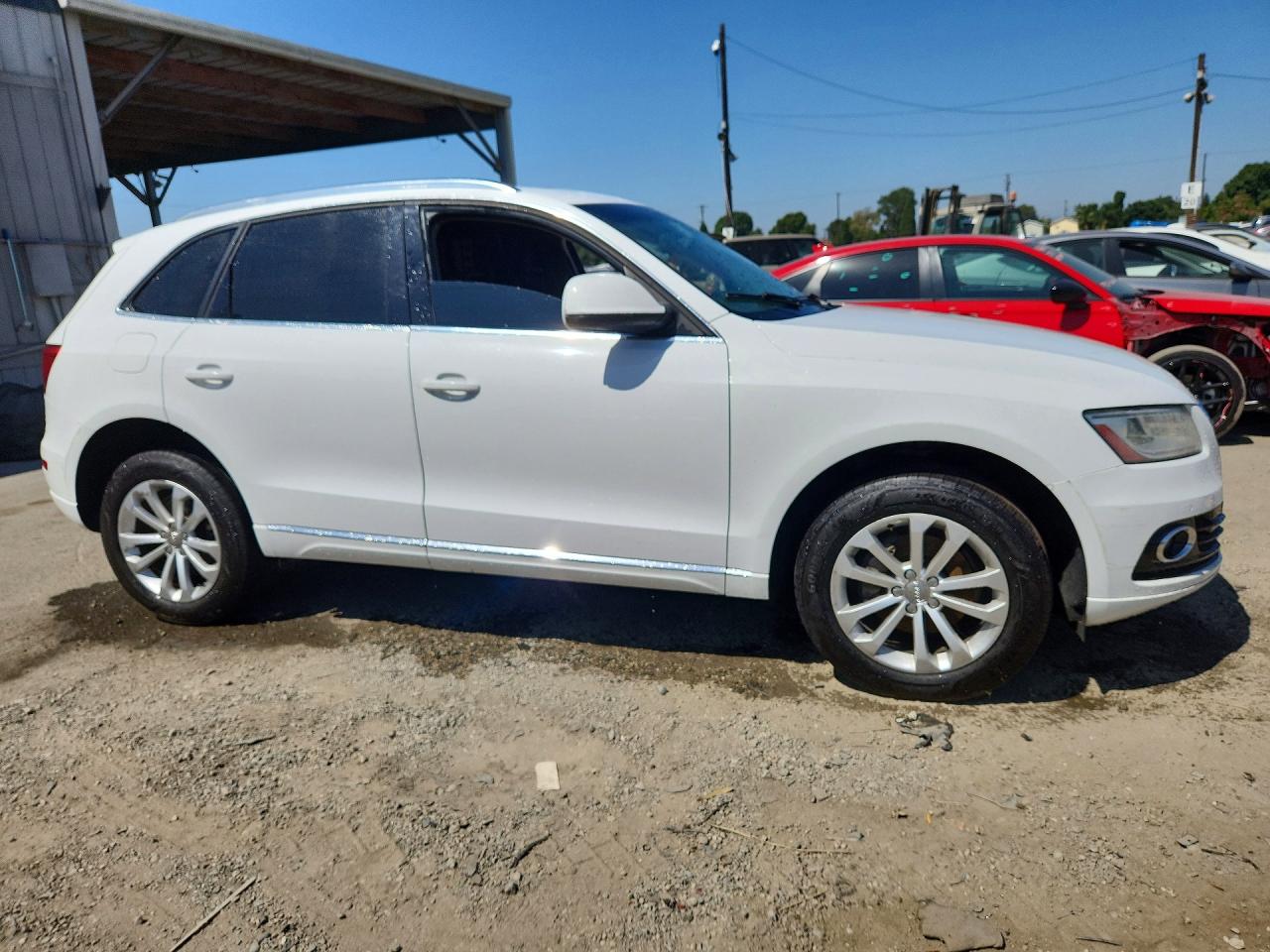 2013 Audi Q5 Premium Plus White vin: WA1LFAFP7DA046912