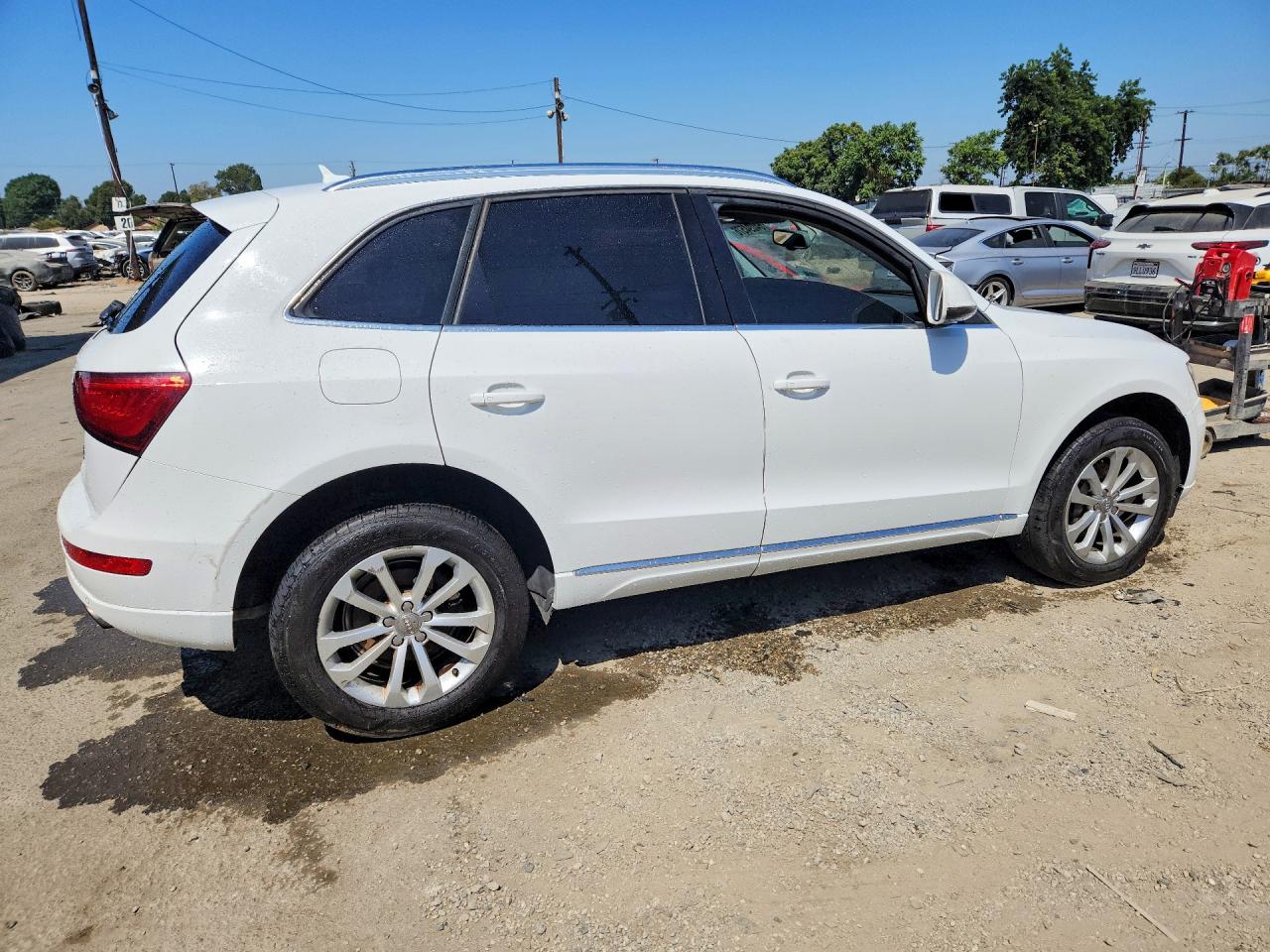 2013 Audi Q5 Premium Plus White vin: WA1LFAFP7DA046912