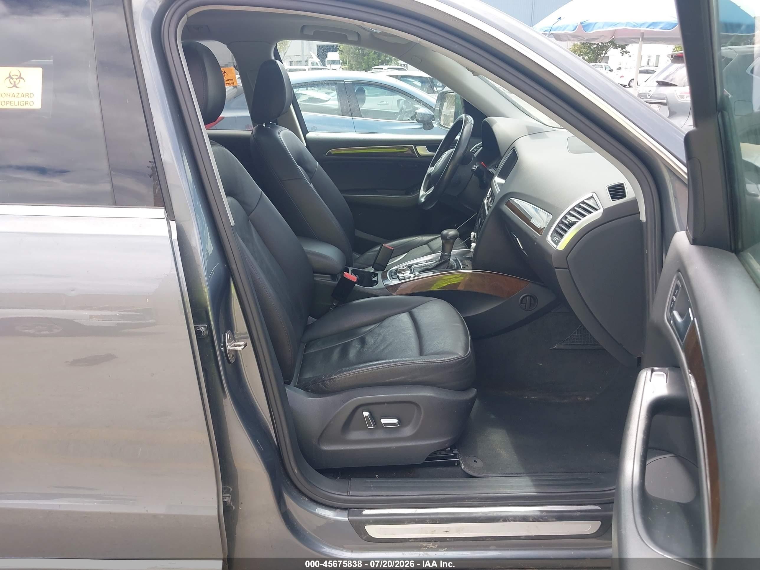 2013 Audi Q5 2.0t Premium Gray vin: WA1LFAFP7DA081353