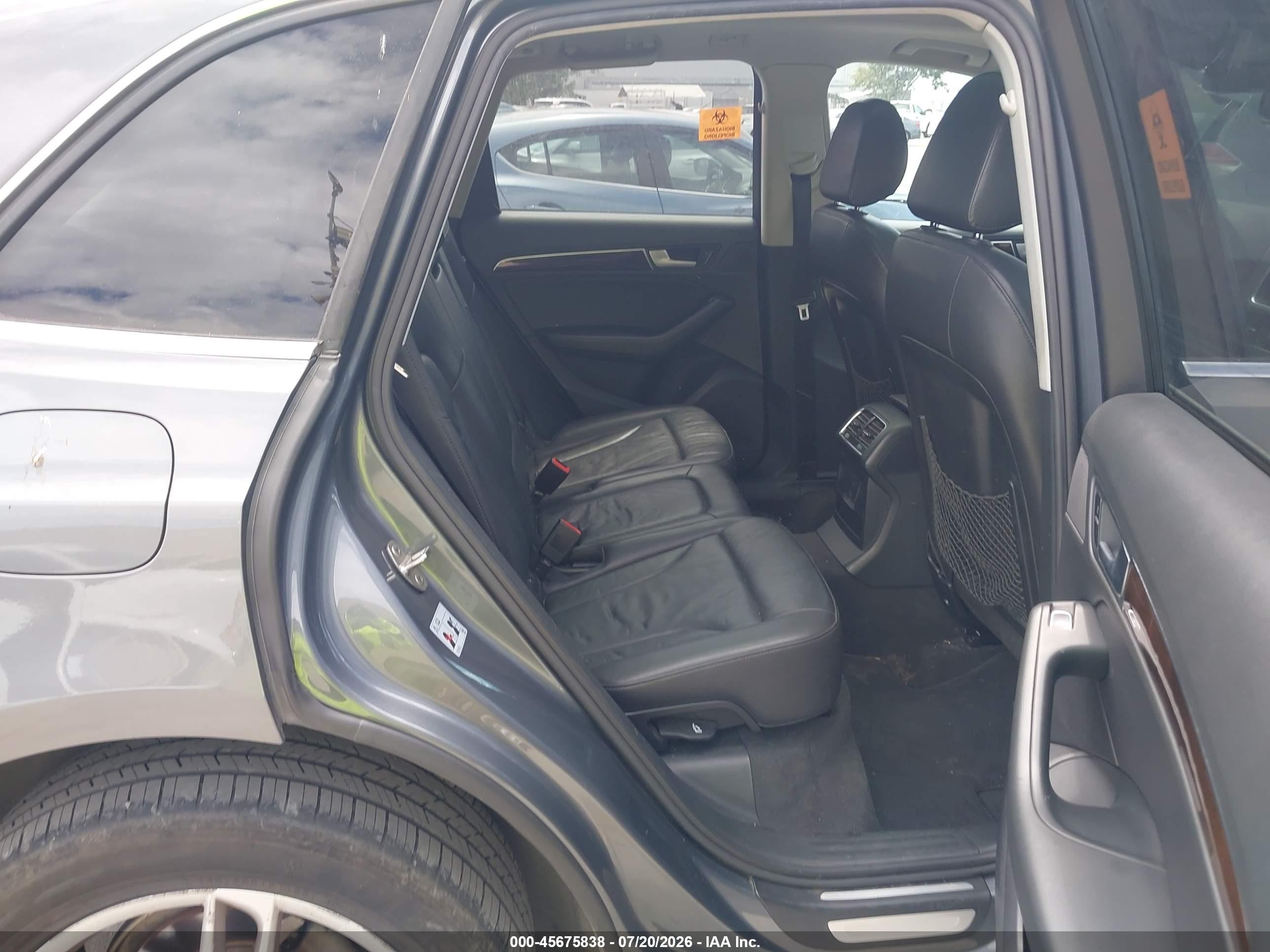 2013 Audi Q5 2.0t Premium Gray vin: WA1LFAFP7DA081353