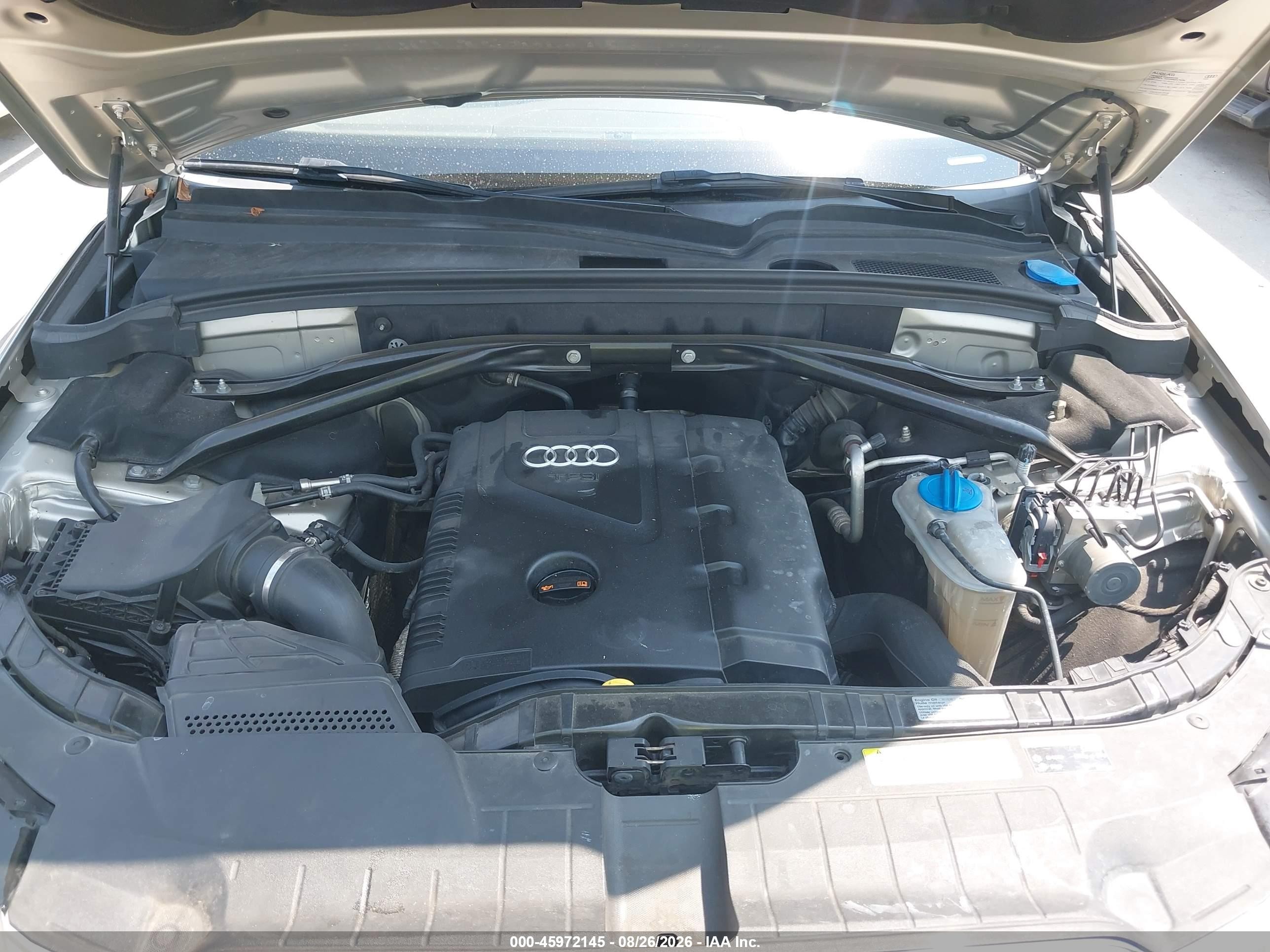 2013 Audi Q5 2.0t Premium Silver vin: WA1LFAFP7DA091641