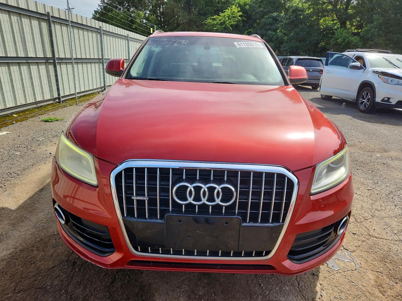 2014 Audi Q5 Premium Plus Orange vin: WA1LFAFP7EA007898