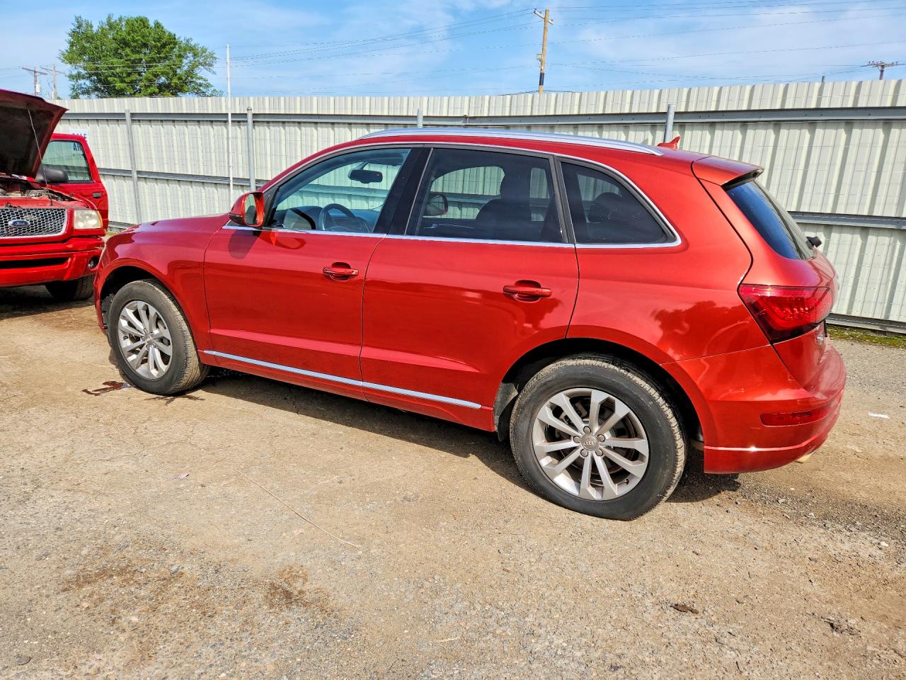 2014 Audi Q5 Premium Plus Orange vin: WA1LFAFP7EA007898