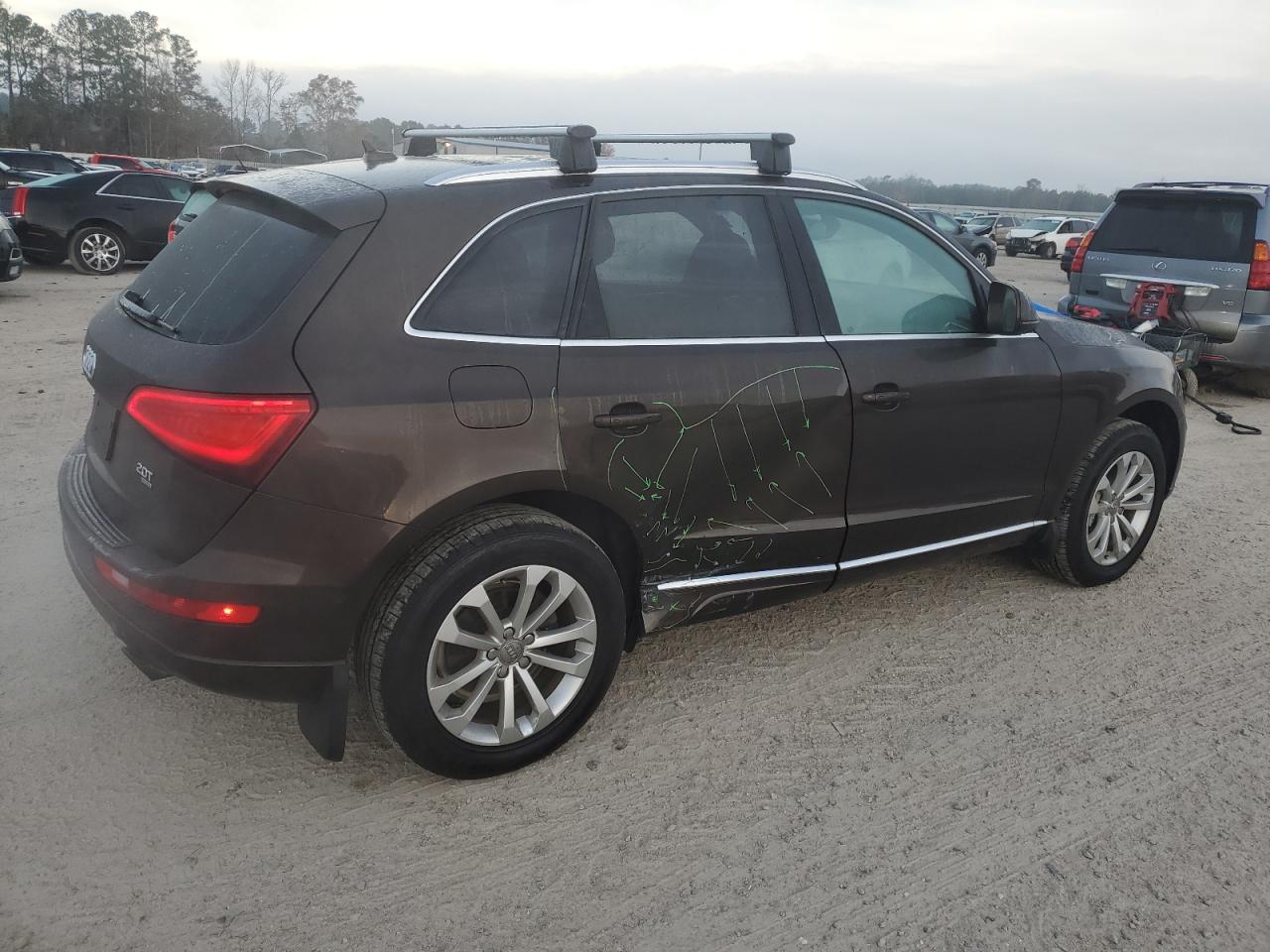 2014 Audi Q5 Premium Plus Brown vin: WA1LFAFP7EA040934