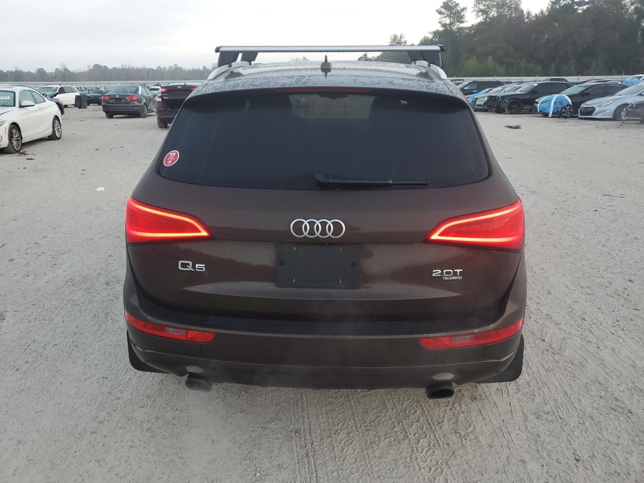 2014 Audi Q5 Premium Plus Brown vin: WA1LFAFP7EA040934