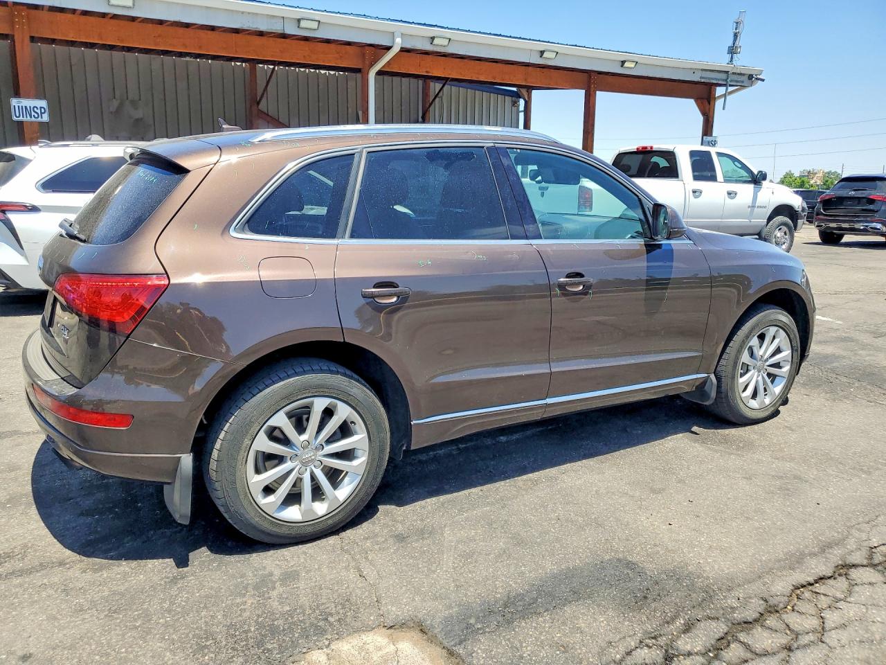 2014 Audi Q5 Premium Plus Brown vin: WA1LFAFP7EA040934
