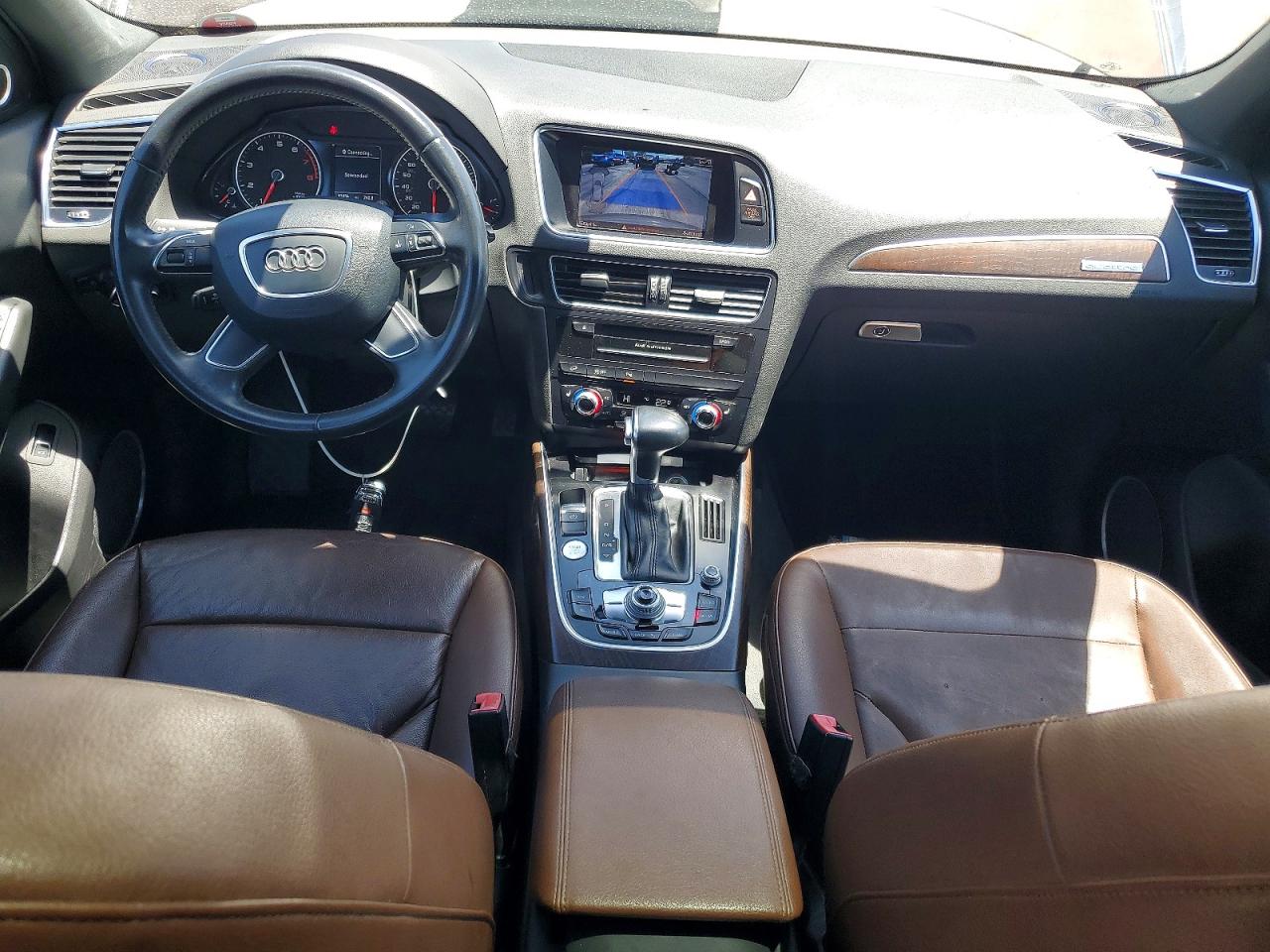2014 Audi Q5 Premium Plus Brown vin: WA1LFAFP7EA040934