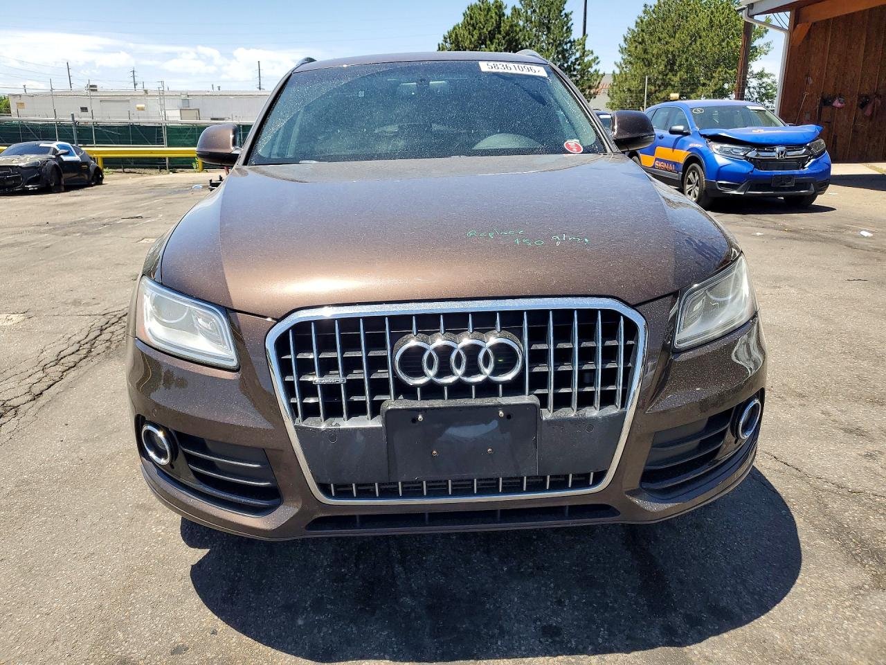 2014 Audi Q5 Premium Plus Brown vin: WA1LFAFP7EA040934