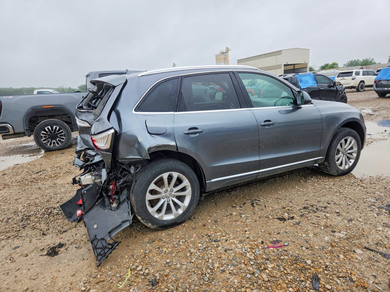 2014 Audi Q5 Premium Plus Beige vin: WA1LFAFP7EA049133