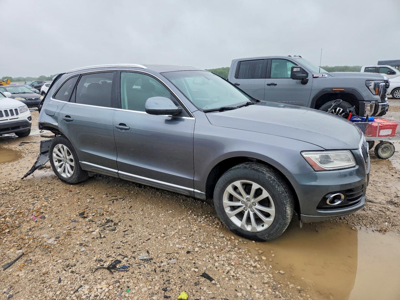 2014 Audi Q5 Premium Plus Beige vin: WA1LFAFP7EA049133