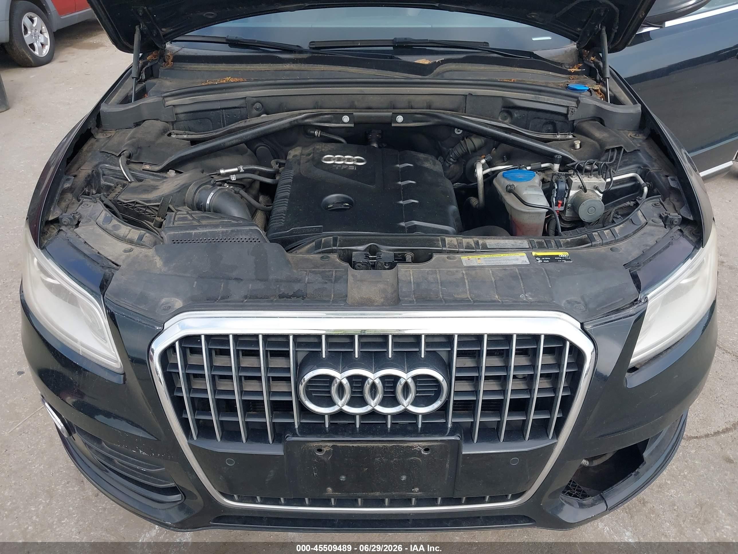 2014 Audi Q5 2.0t Premium Black vin: WA1LFAFP7EA050315