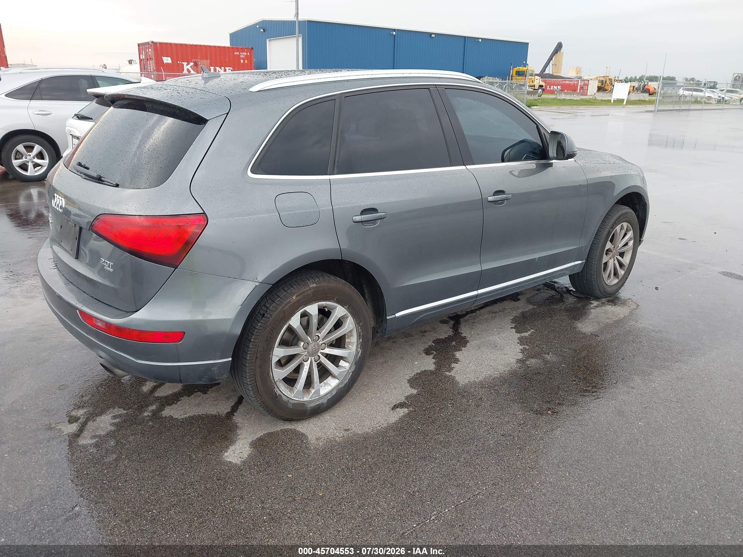 2014 Audi Q5 2.0t Premium Gray vin: WA1LFAFP7EA057507