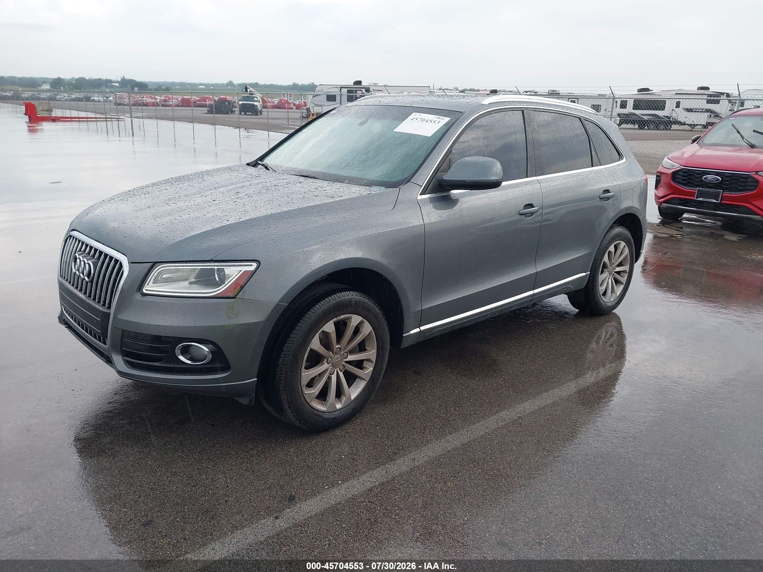 2014 Audi Q5 2.0t Premium Gray vin: WA1LFAFP7EA057507