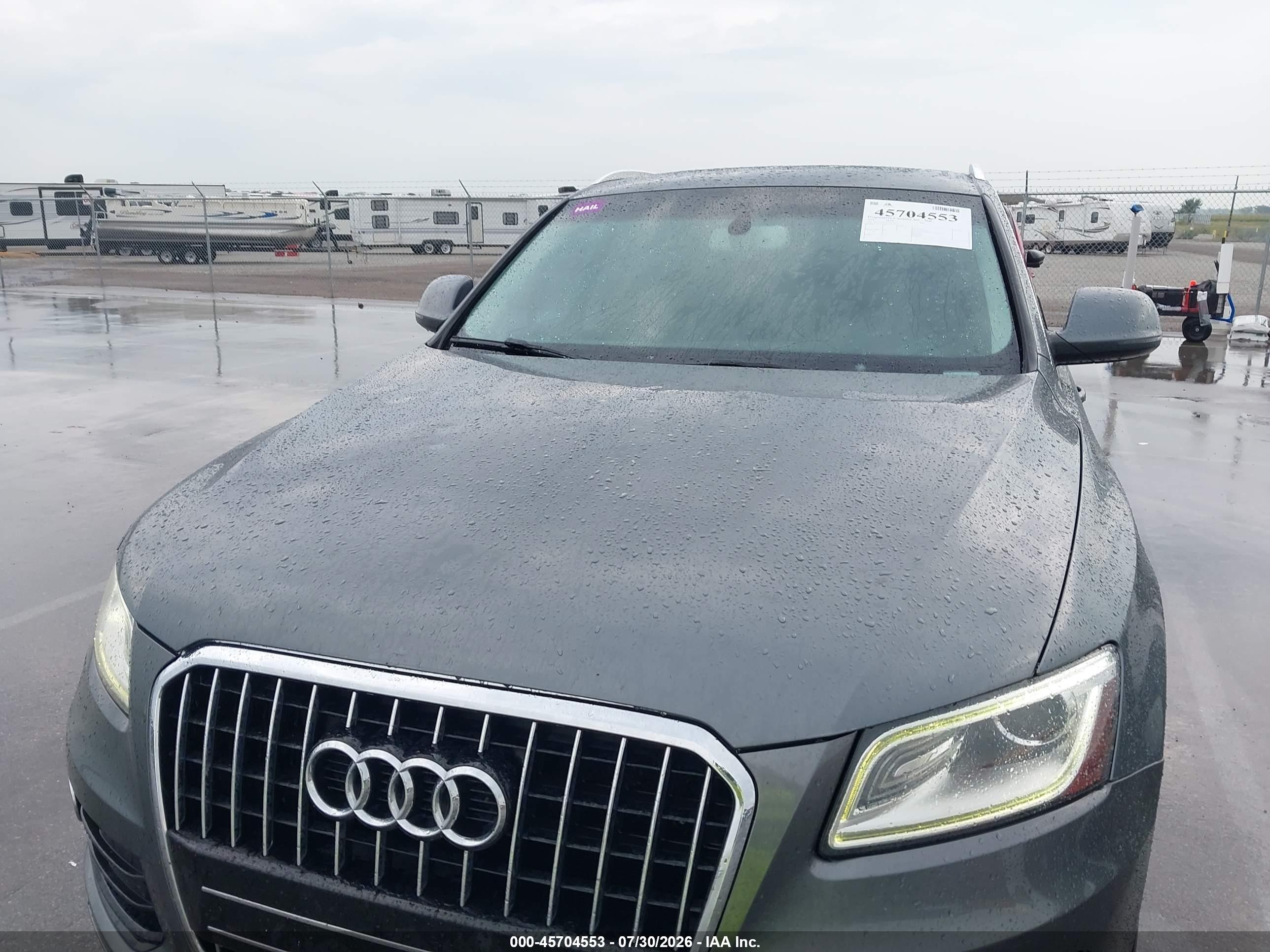 2014 Audi Q5 2.0t Premium Gray vin: WA1LFAFP7EA057507