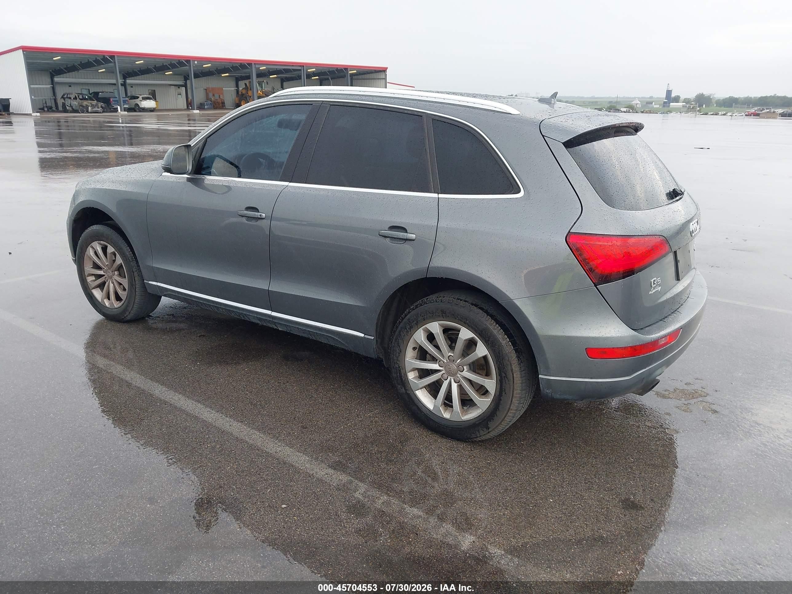2014 Audi Q5 2.0t Premium Gray vin: WA1LFAFP7EA057507