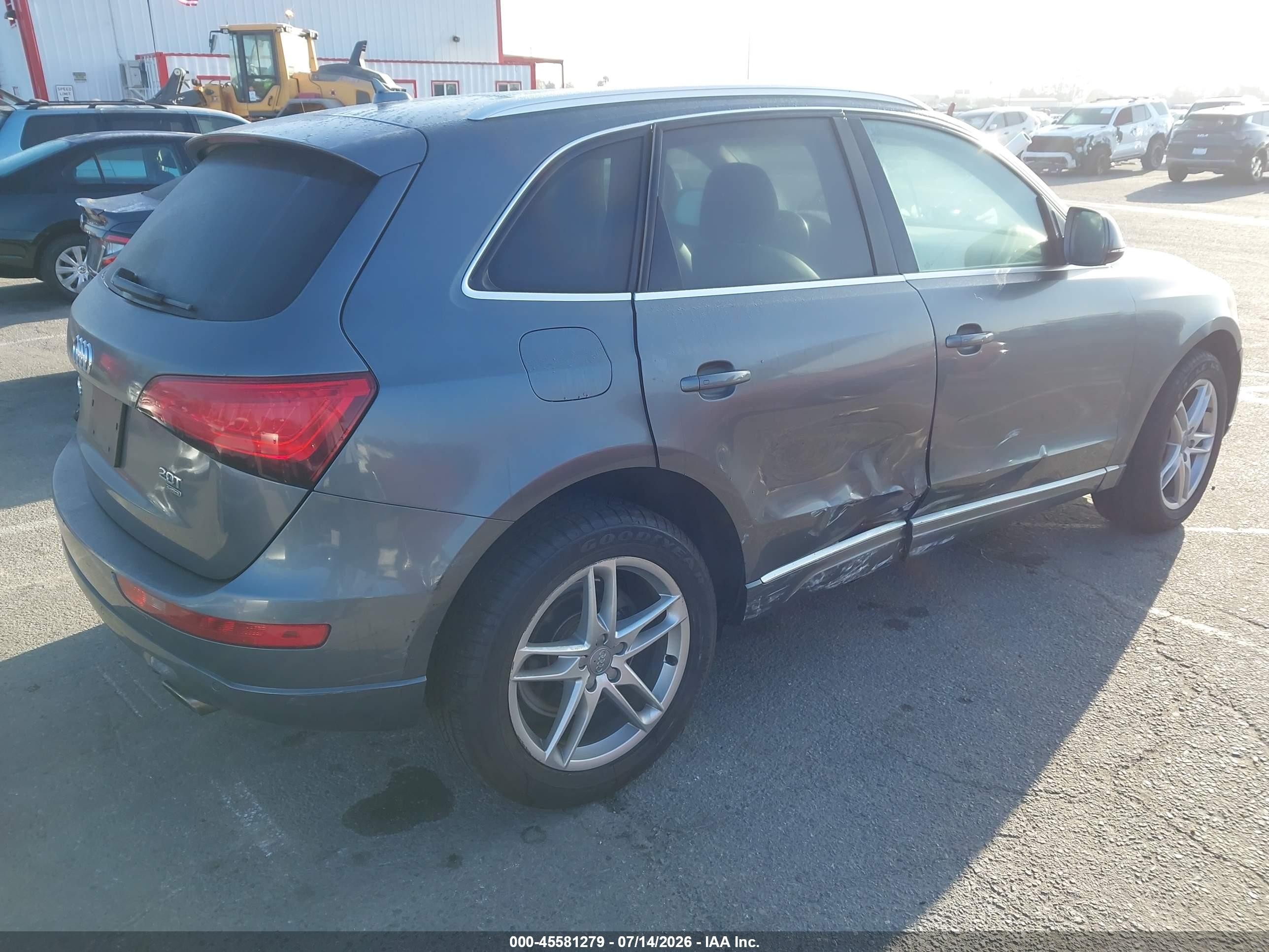 2014 Audi Q5 2.0t Premium Gray vin: WA1LFAFP7EA131248