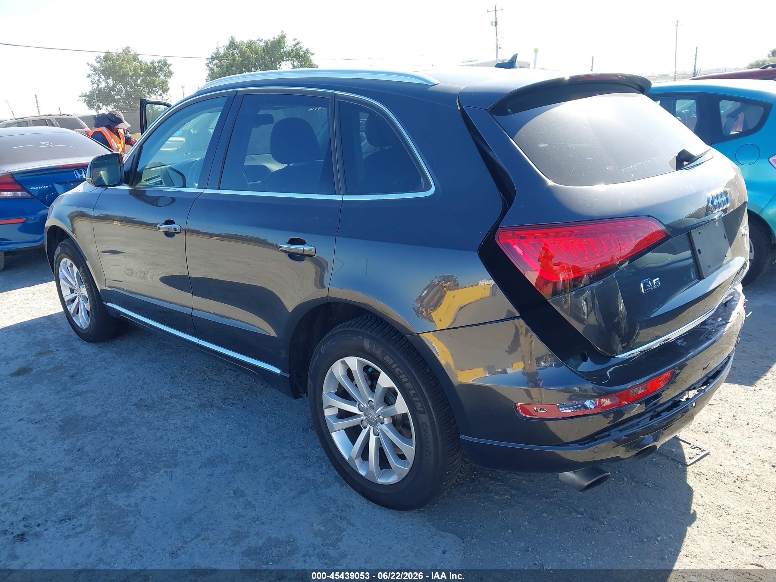 2015 Audi Q5 2.0t Premium Black vin: WA1LFAFP7FA014187