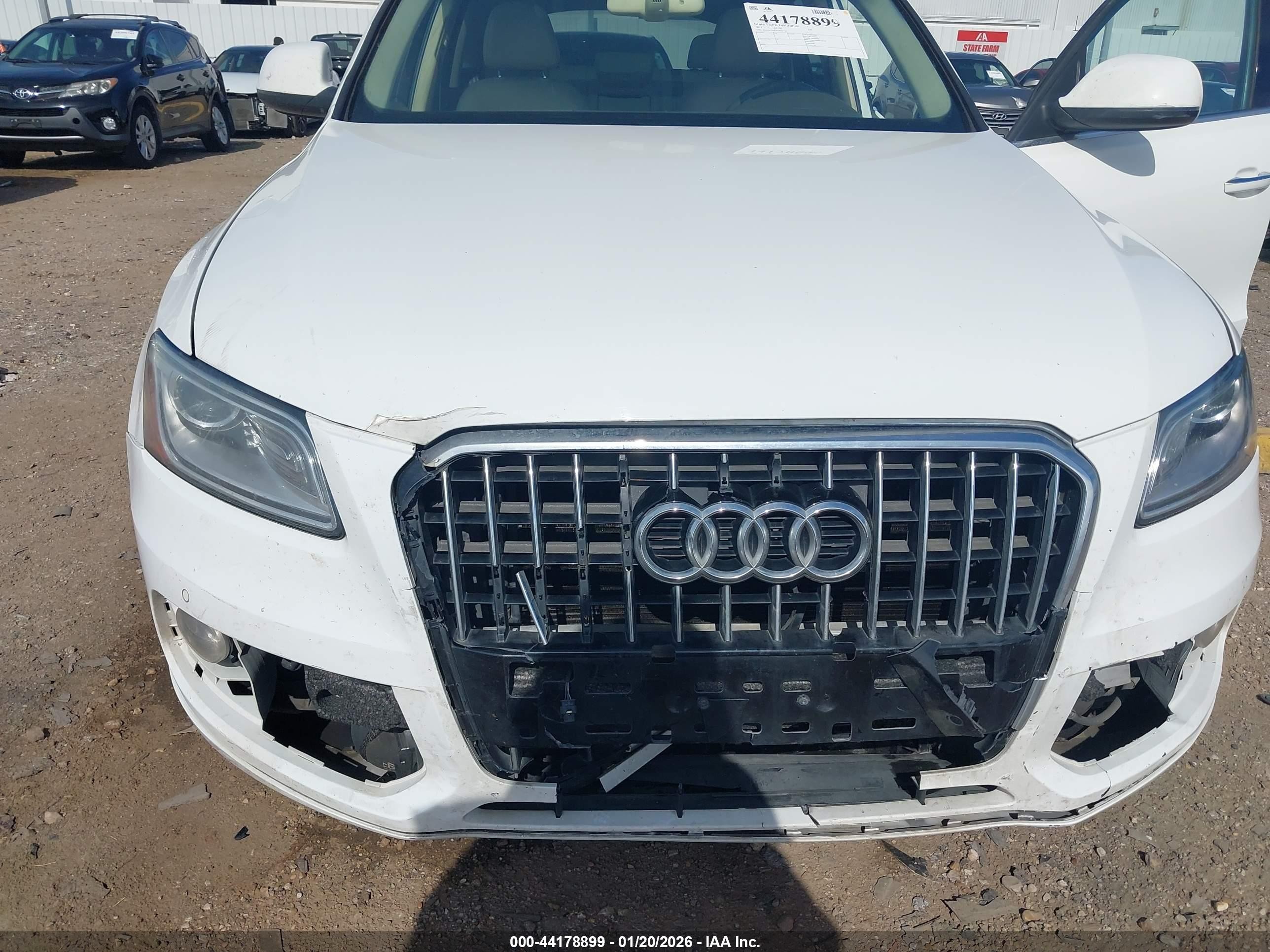 2015 Audi Q5 2.0t Premium White vin: WA1LFAFP7FA034715