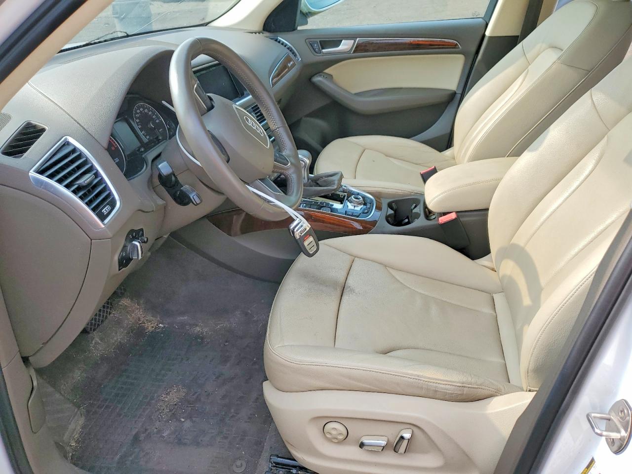 2015 Audi Q5 Premium Plus Белый vin: WA1LFAFP7FA049005
