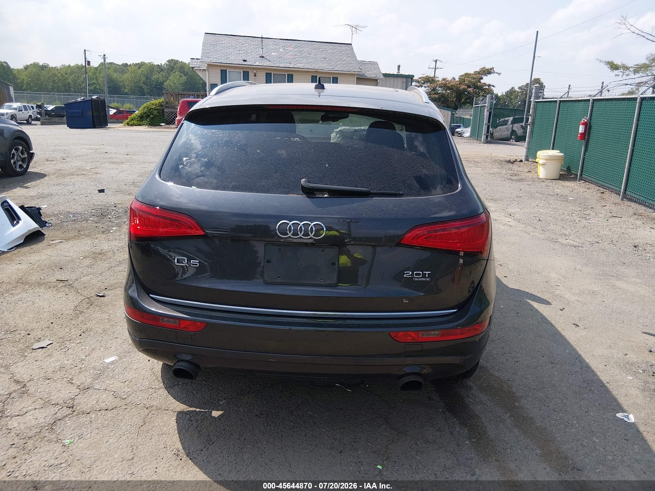2015 Audi Q5 2.0t Premium Black vin: WA1LFAFP7FA059677