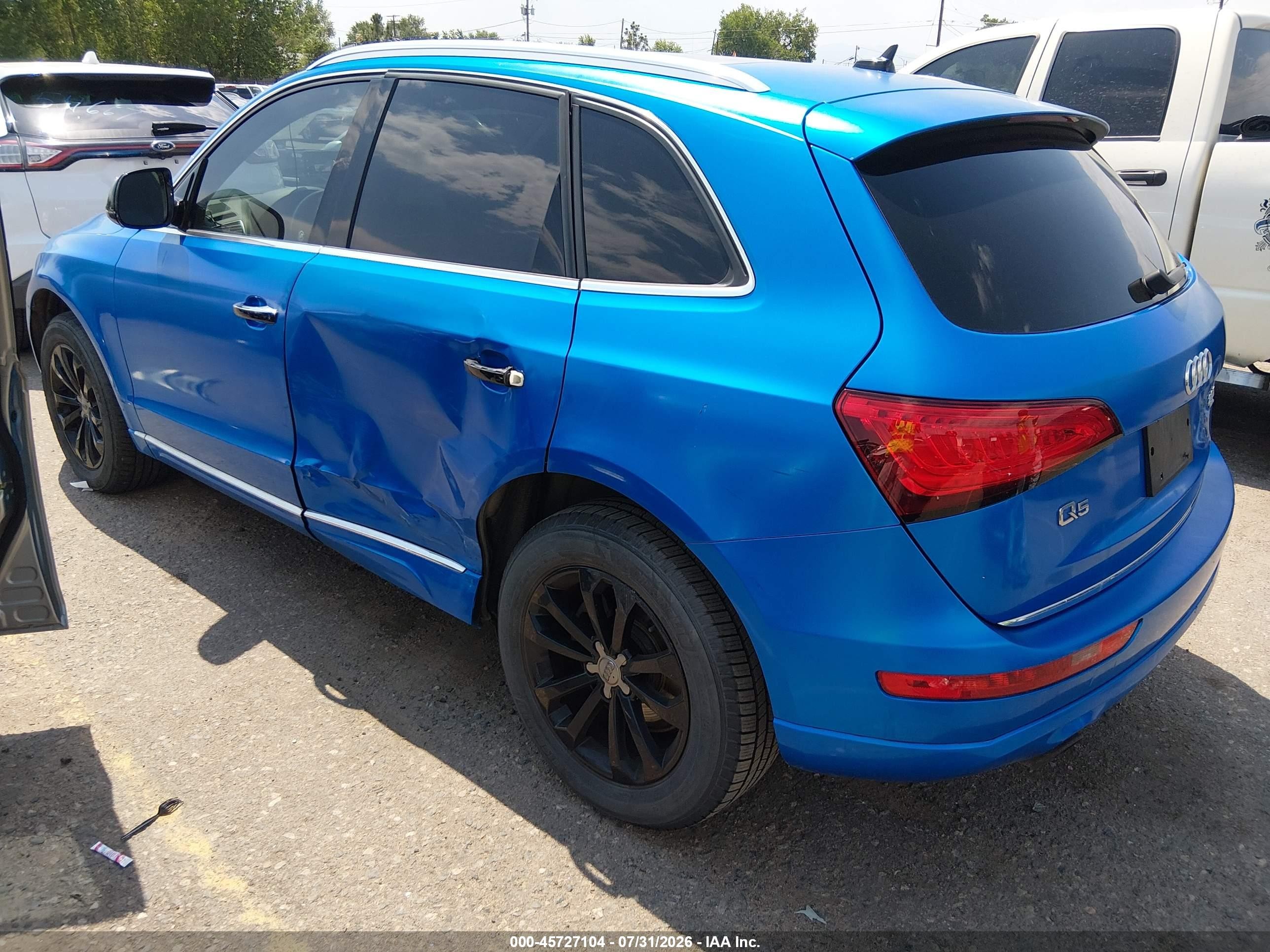 2015 Audi Q5 2.0t Premium Blue vin: WA1LFAFP7FA068900