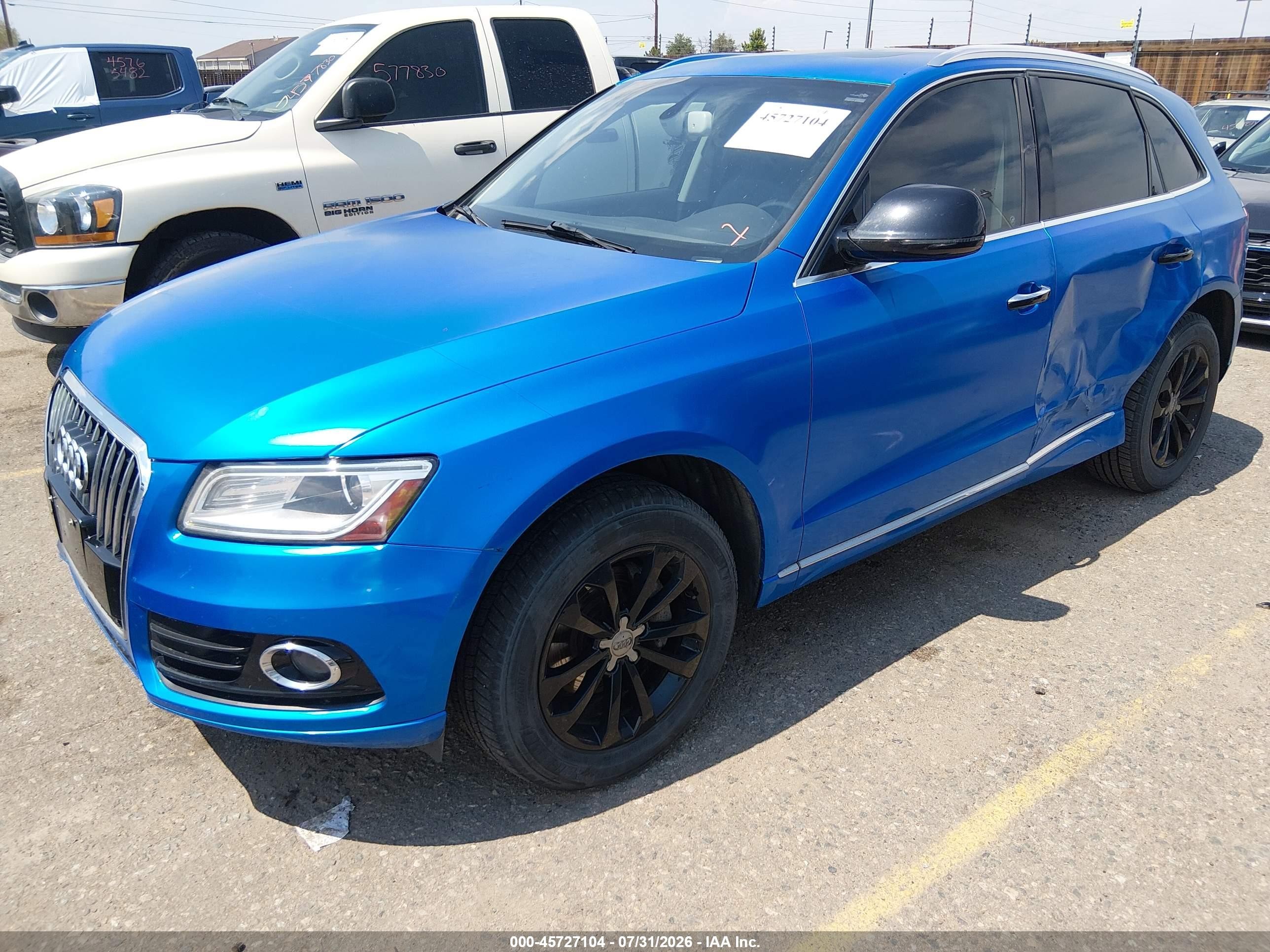 2015 Audi Q5 2.0t Premium Blue vin: WA1LFAFP7FA068900