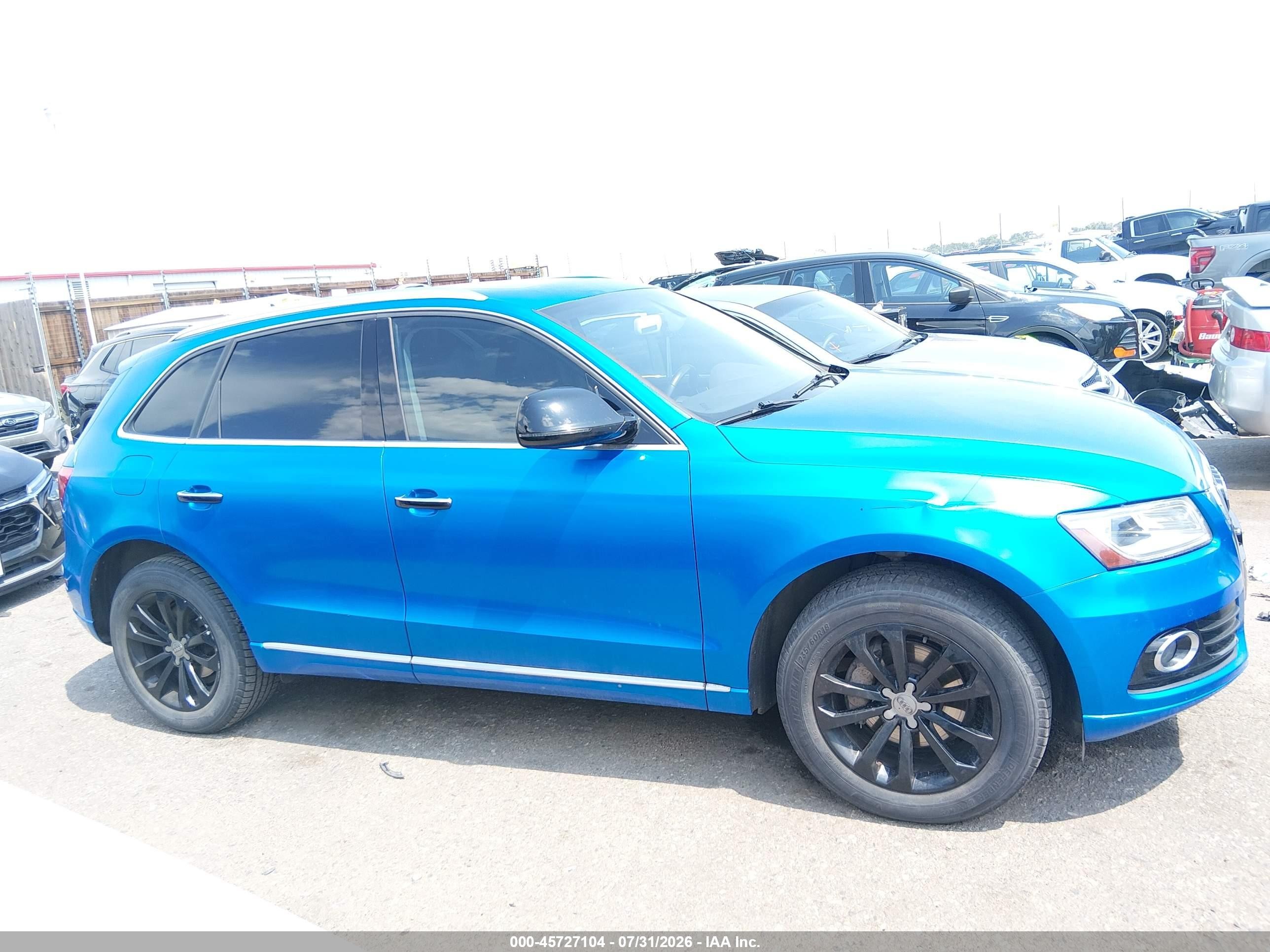 2015 Audi Q5 2.0t Premium Blue vin: WA1LFAFP7FA068900