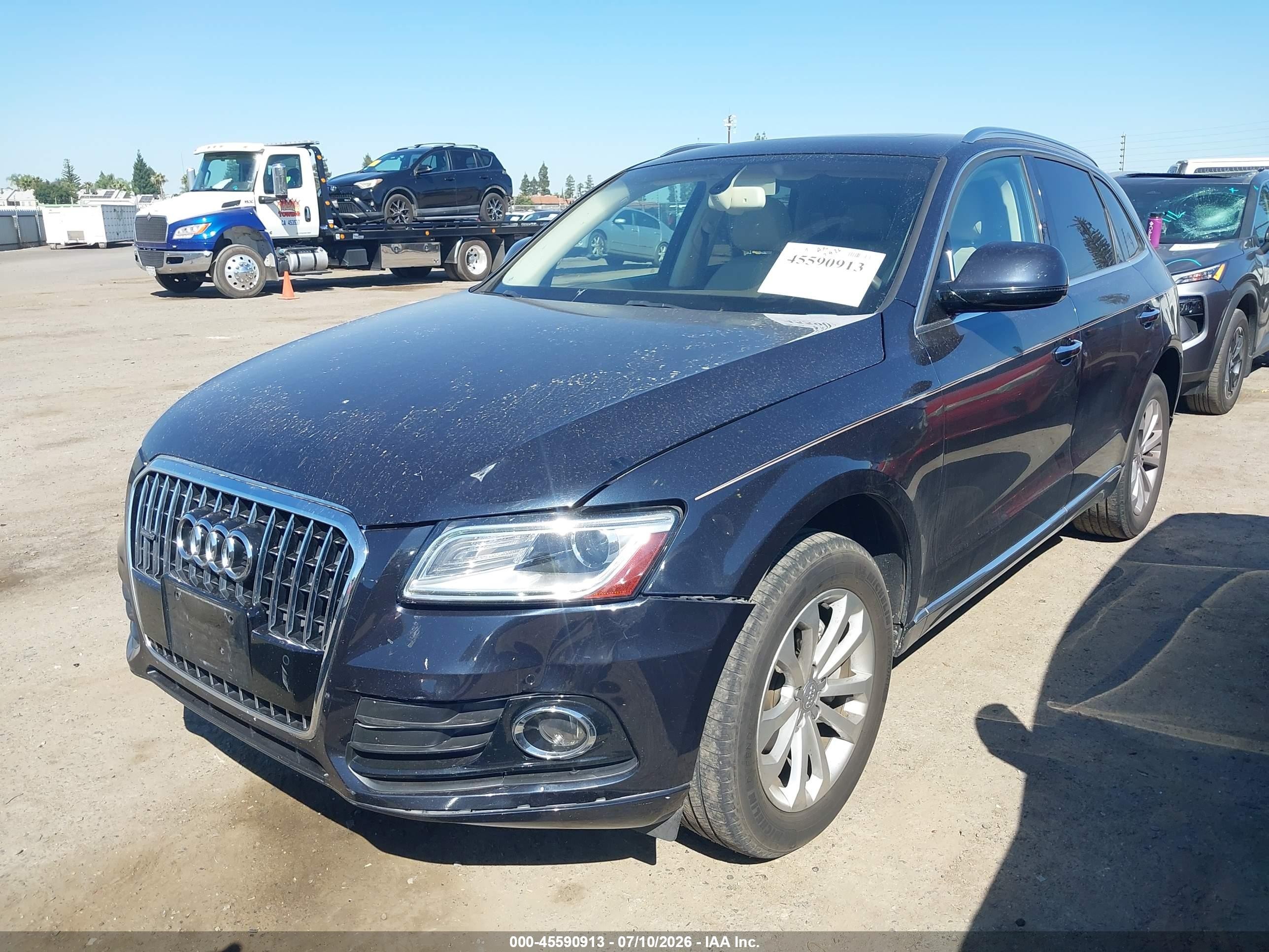 2015 Audi Q5 2.0t Premium Серый vin: WA1LFAFP7FA071506