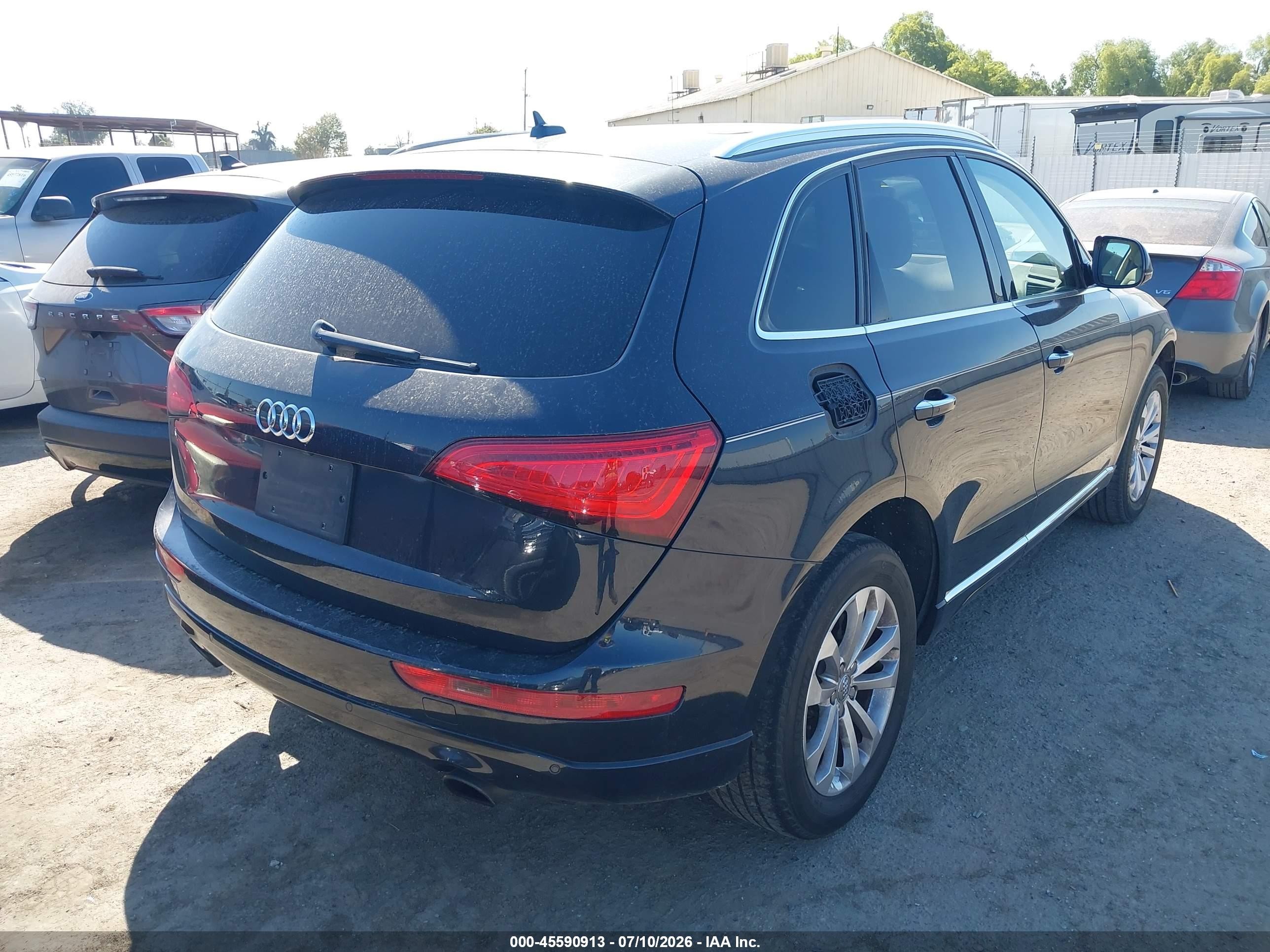 2015 Audi Q5 2.0t Premium Серый vin: WA1LFAFP7FA071506