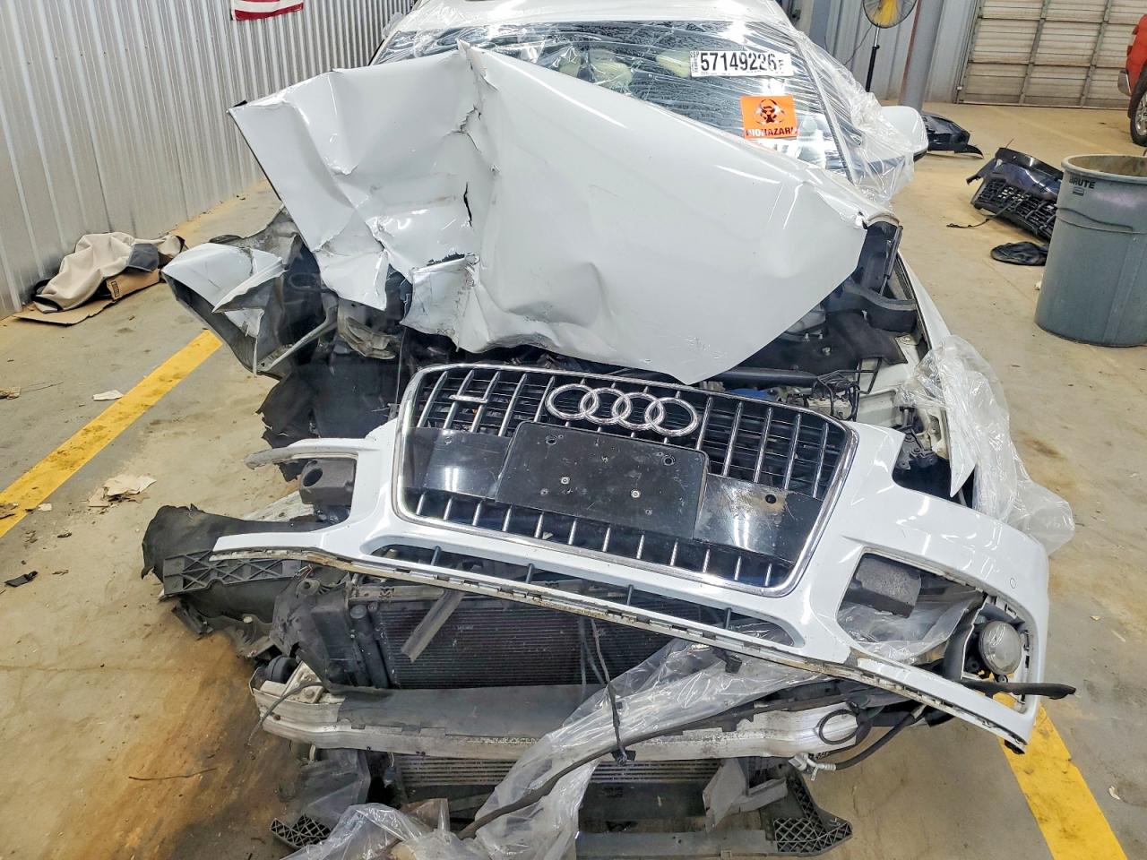 2015 Audi Q5 Premium Plus White vin: WA1LFAFP7FA080092