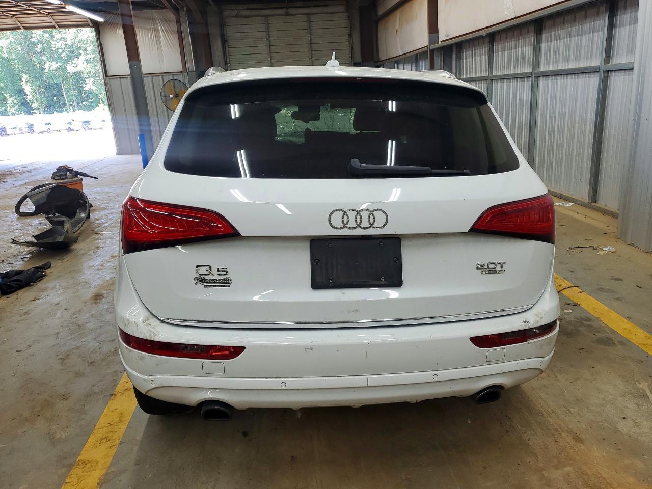 2015 Audi Q5 Premium Plus White vin: WA1LFAFP7FA080092