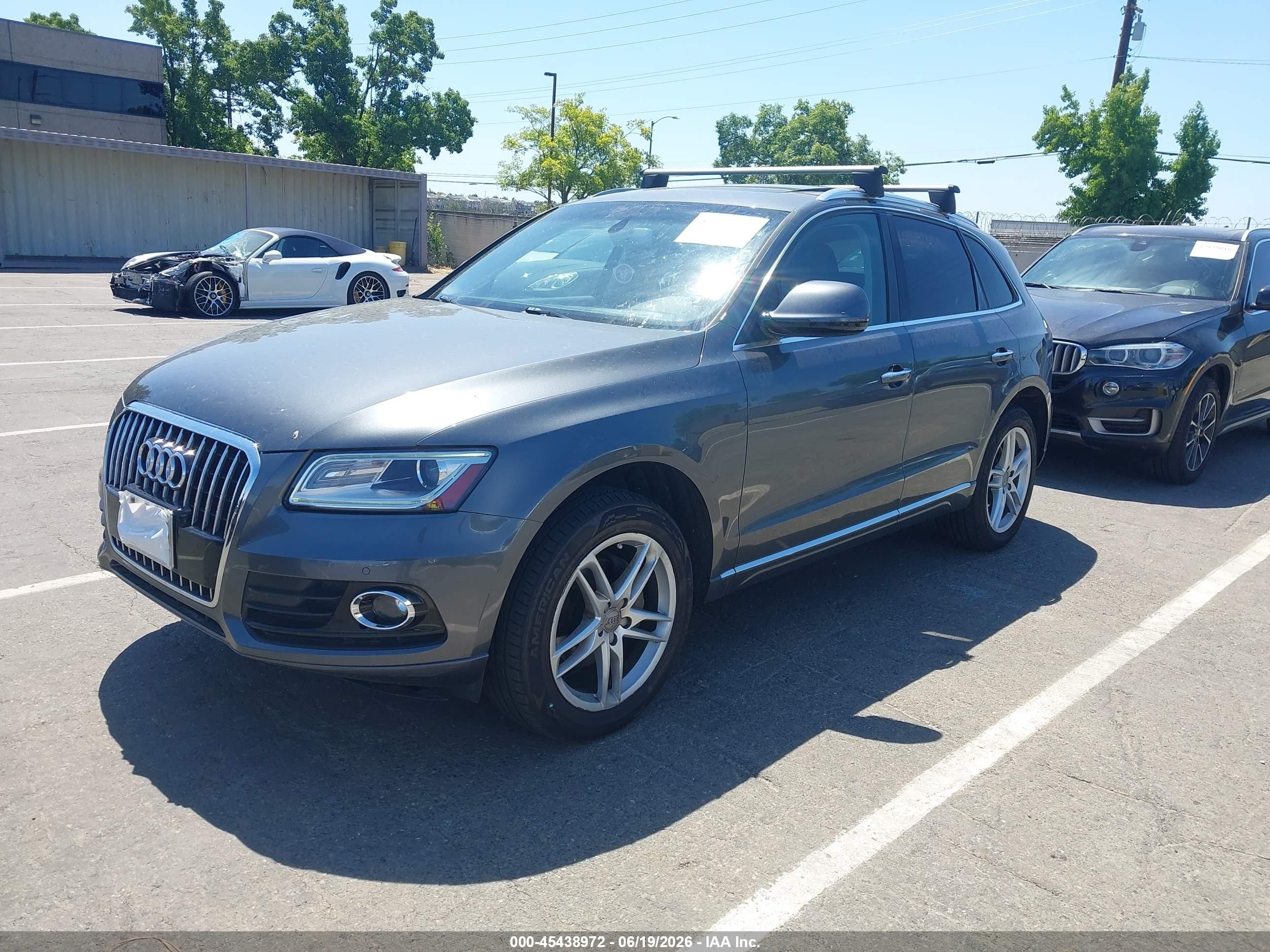 2015 Audi Q5 2.0t Premium Gray vin: WA1LFAFP7FA110434