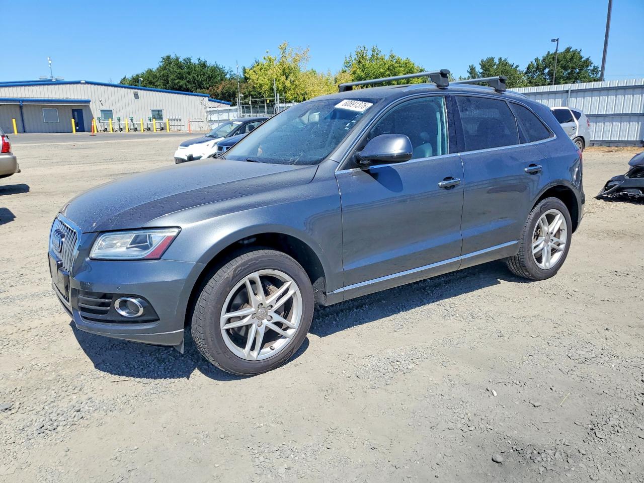 2015 Audi Q5 Premium Plus Gray vin: WA1LFAFP7FA110434