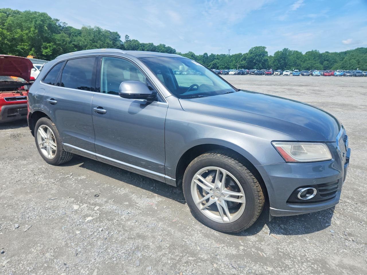 2015 Audi Q5 Premium Plus Gray vin: WA1LFAFP7FA127475