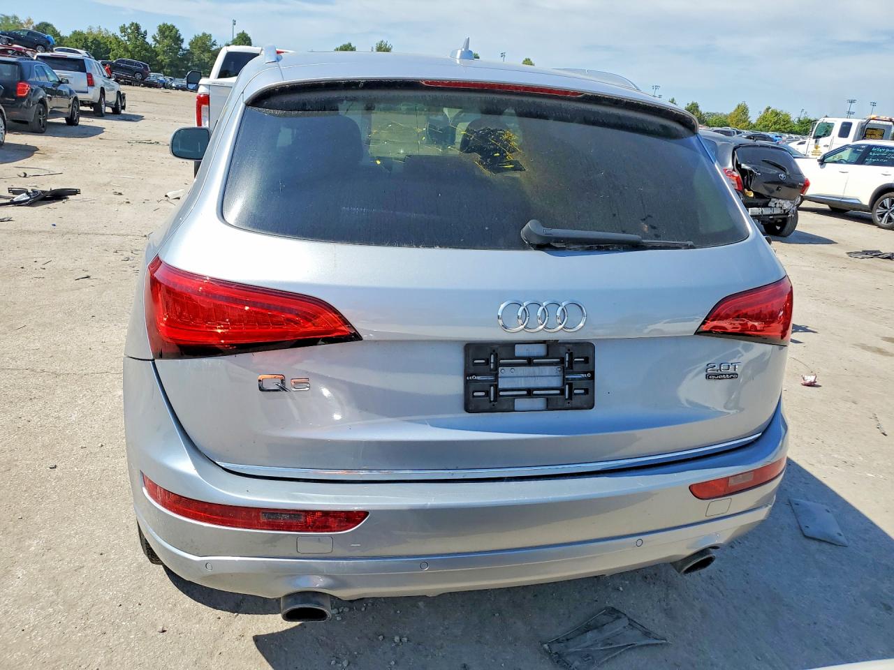 2015 Audi Q5 Premium Plus Gray vin: WA1LFAFP7FA140288
